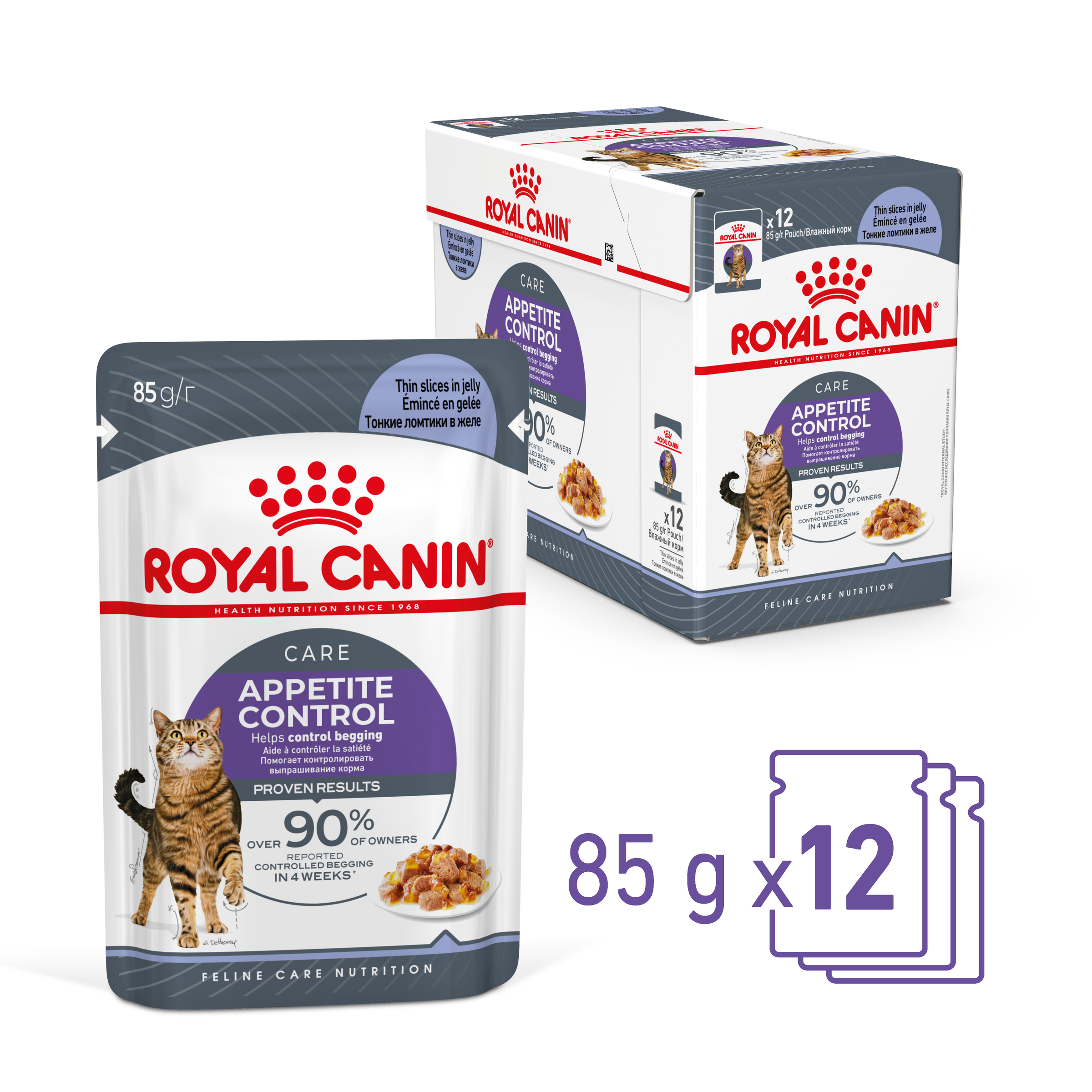 Royal Canin Appetite Control Care Wet Cat Food in Jelly product detail 1