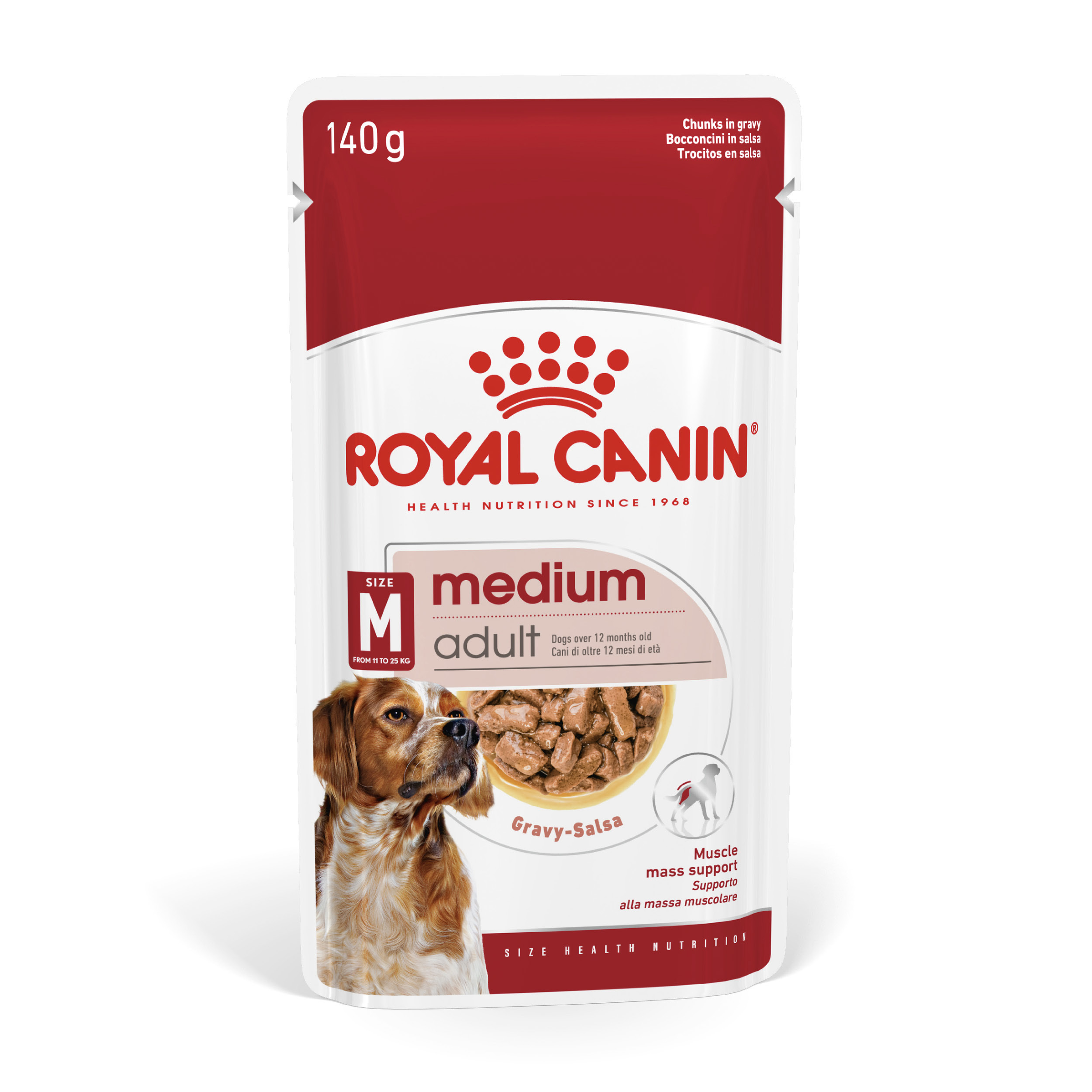 Royal Canin Medium Adult 140gx10 Pouches product detail 1