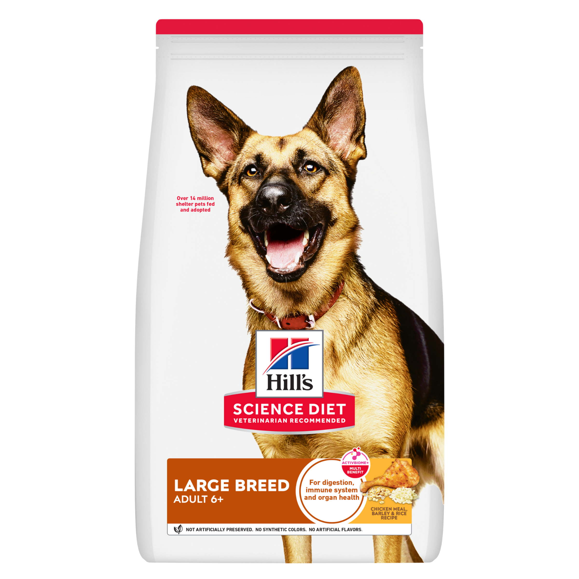 Hill's Science Diet Dry Dog Food Adult 6+ Senior Large Breed Senior front of pack