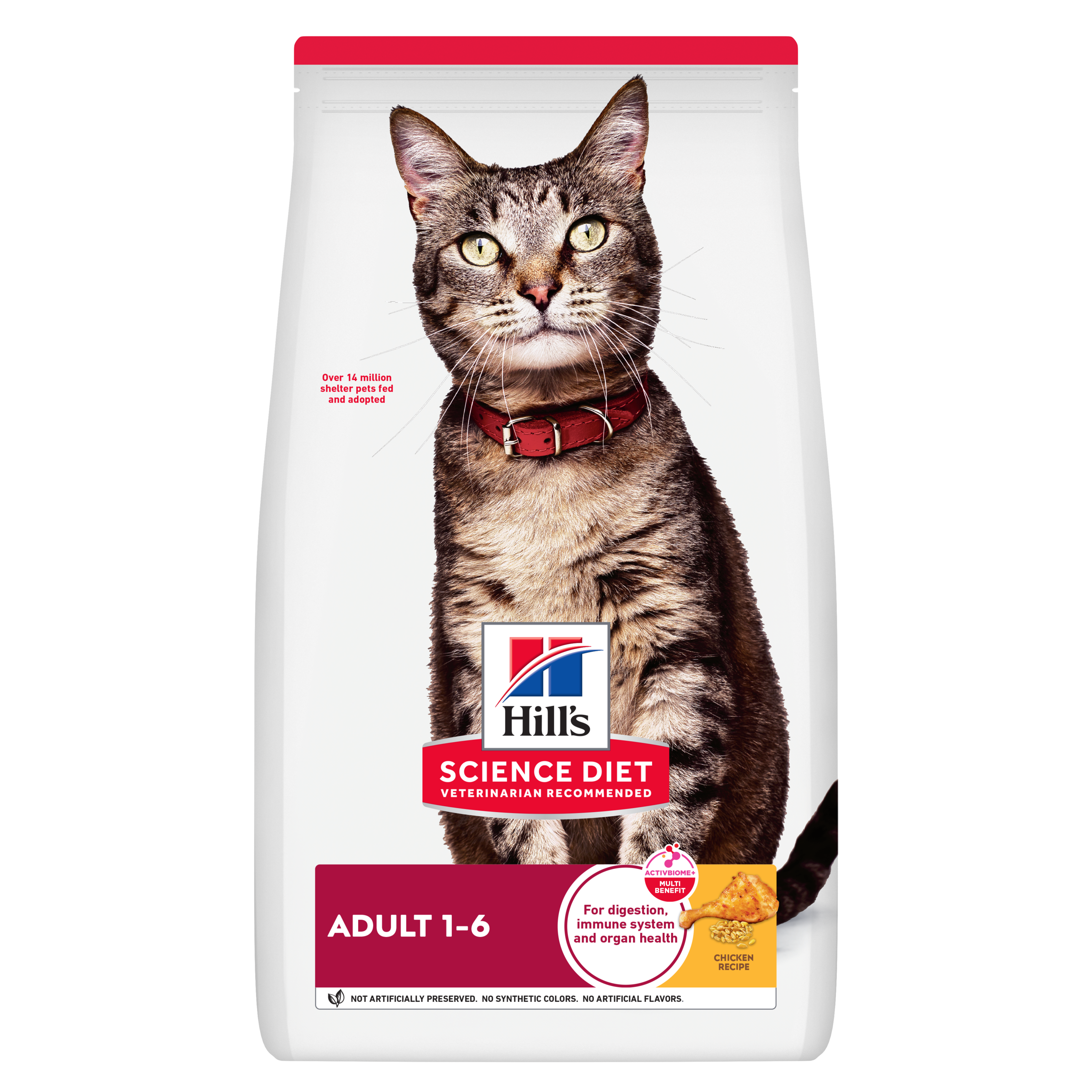 Hill's Science Diet Dry Cat Food Adult front of pack