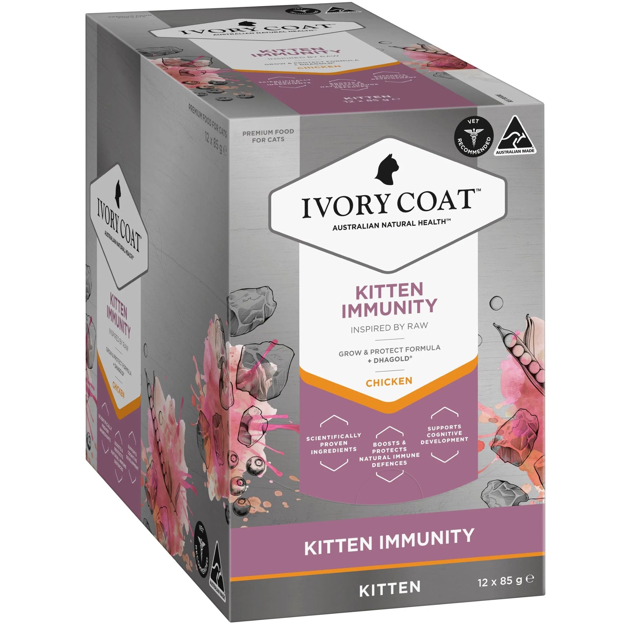 Ivory Coat Inspired By Raw Kitten Wet Food Immunity