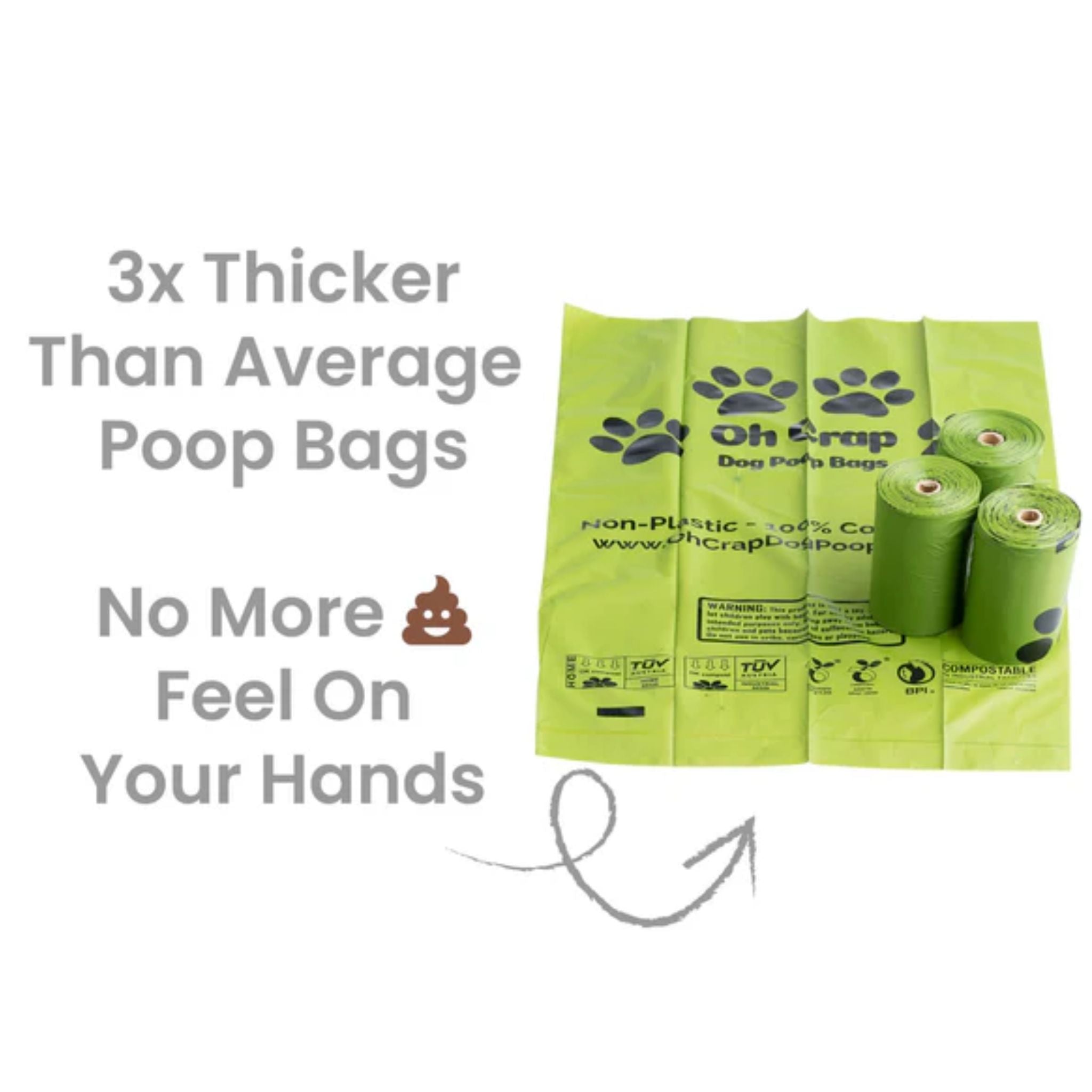 Oh Crap Compostable Dog Poop Bags