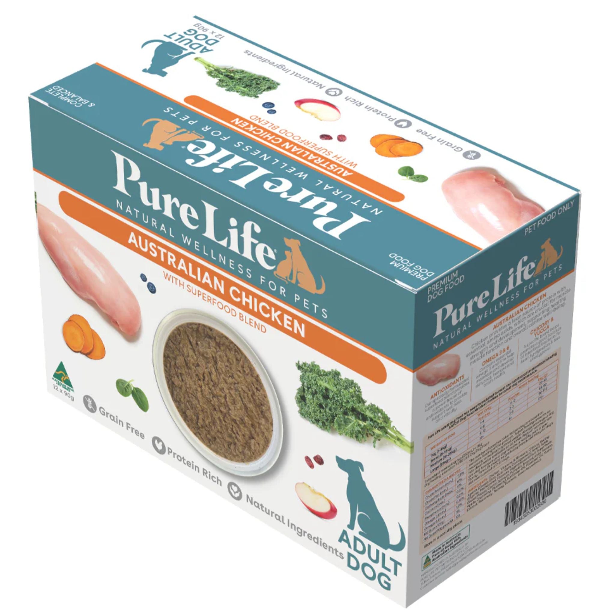 Pure Life Wet Dog Food Australia Chicken Pate