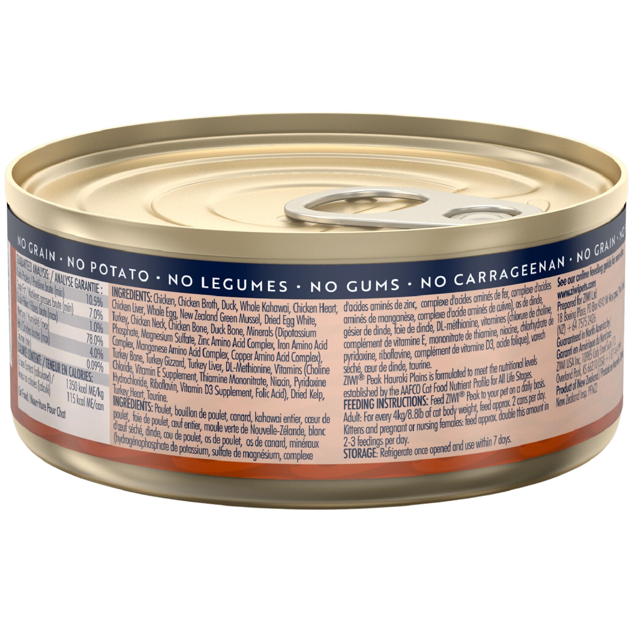 ZIWI Peak Provenance Cat Cans Hauraki Plains