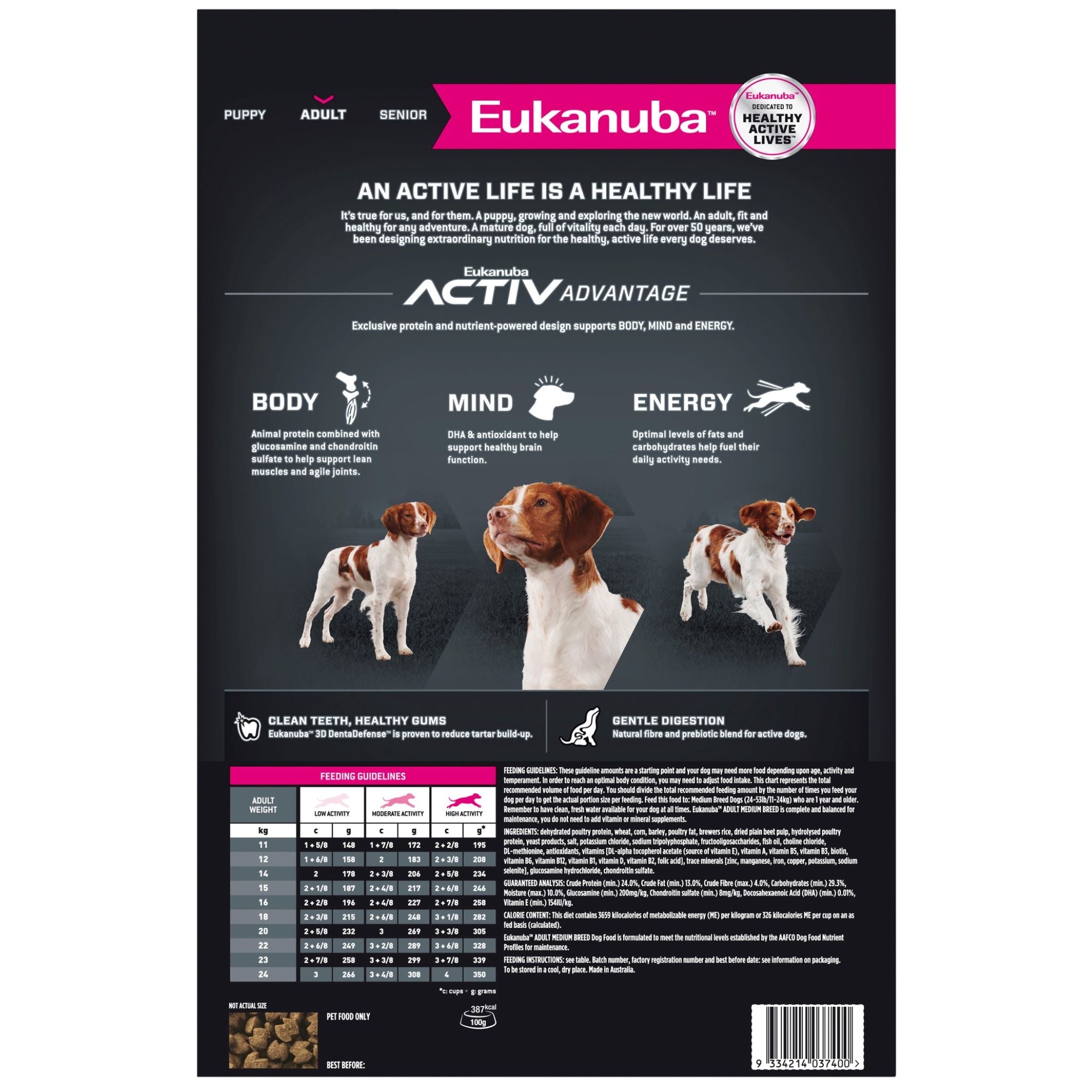 Eukanuba Dry Dog Food Adult Medium Breed