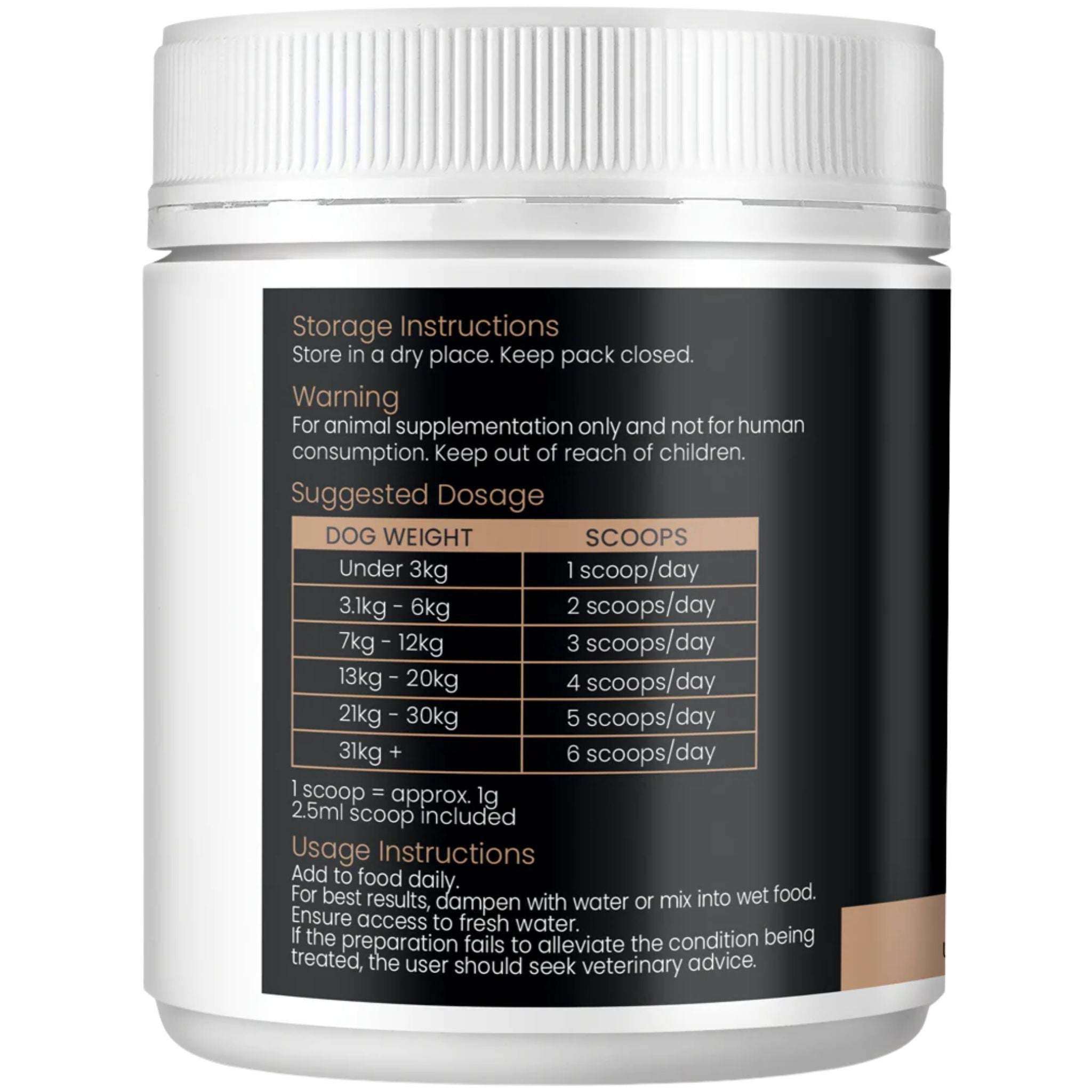 EAC Animal Care Gut and Gland Support for Dogs
