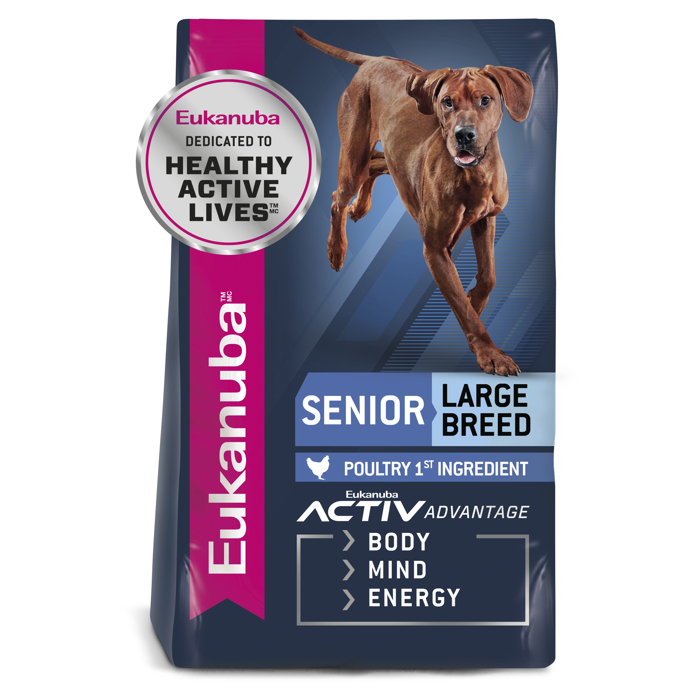 Eukanuba Dry Dog Food Senior Large Breed front of pack