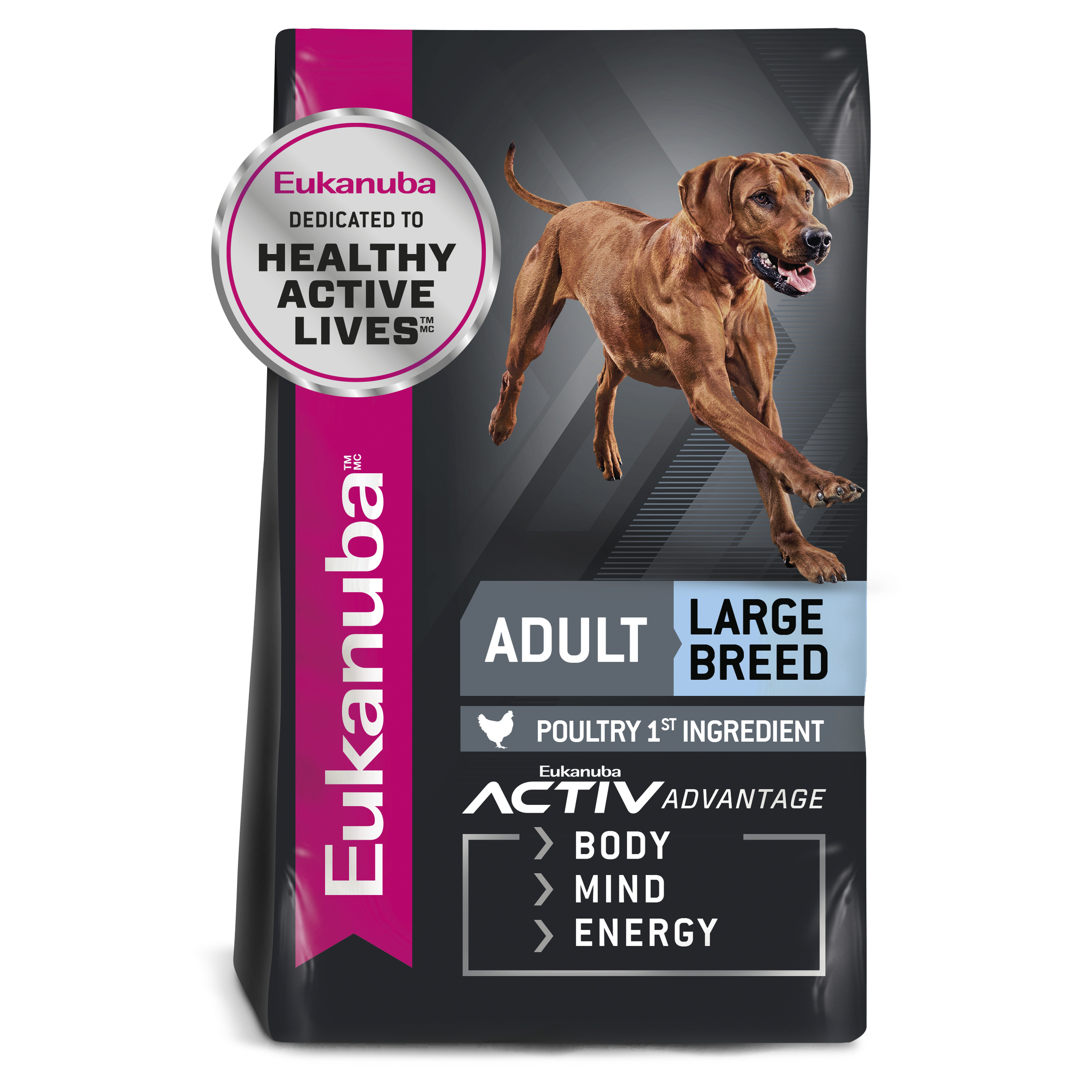 Eukanuba Dry Dog Food Adult Large Breed front of pack