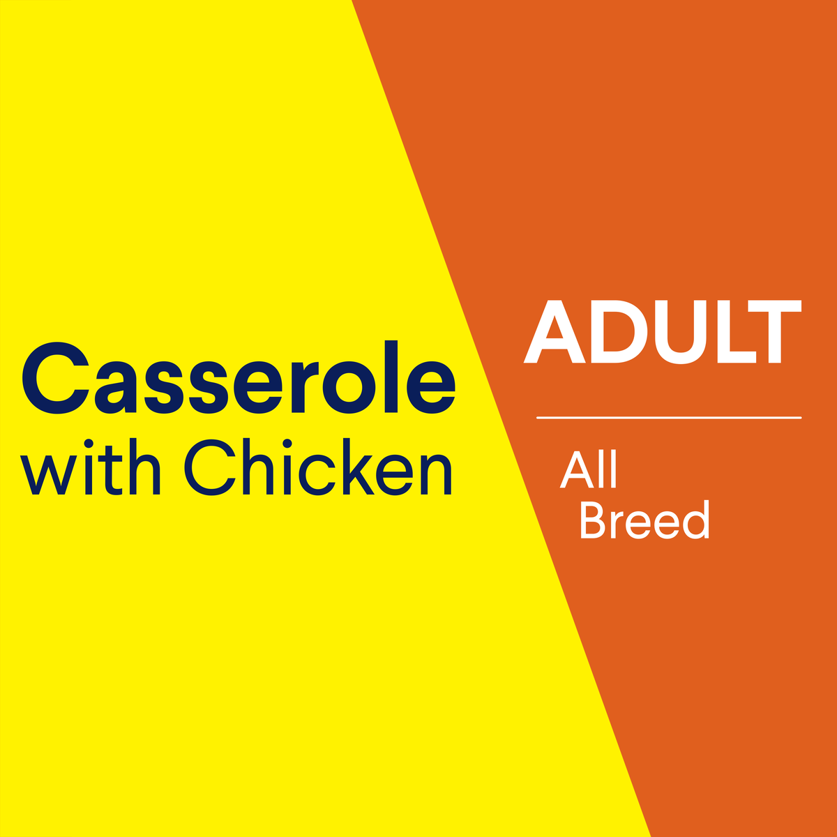 ADVANCE Adult All Breed Casserole with Chicken pack banner graphic