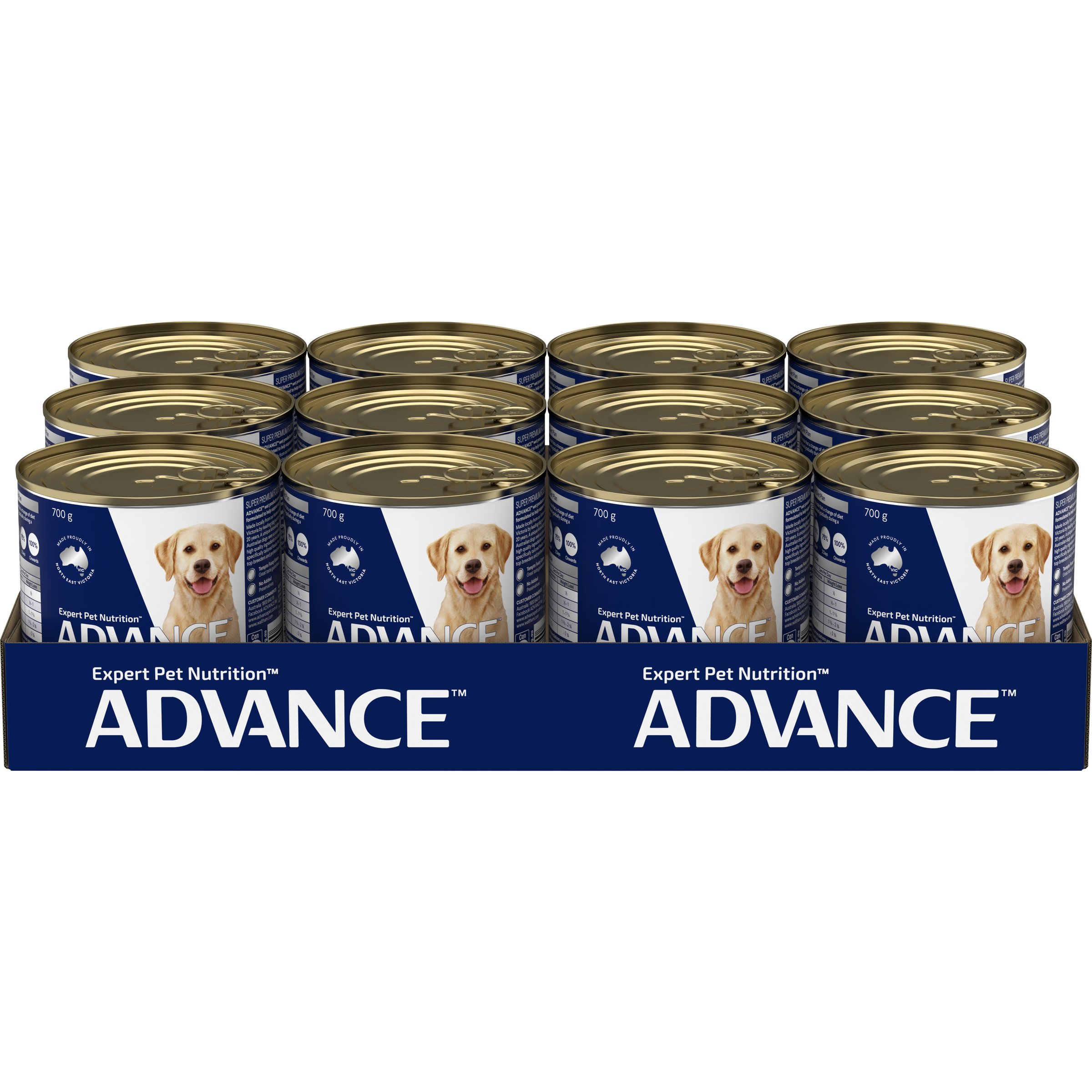 ADVANCE Healthy Weight Wet Dog Food Chicken with Rice 405g/700g front of pack