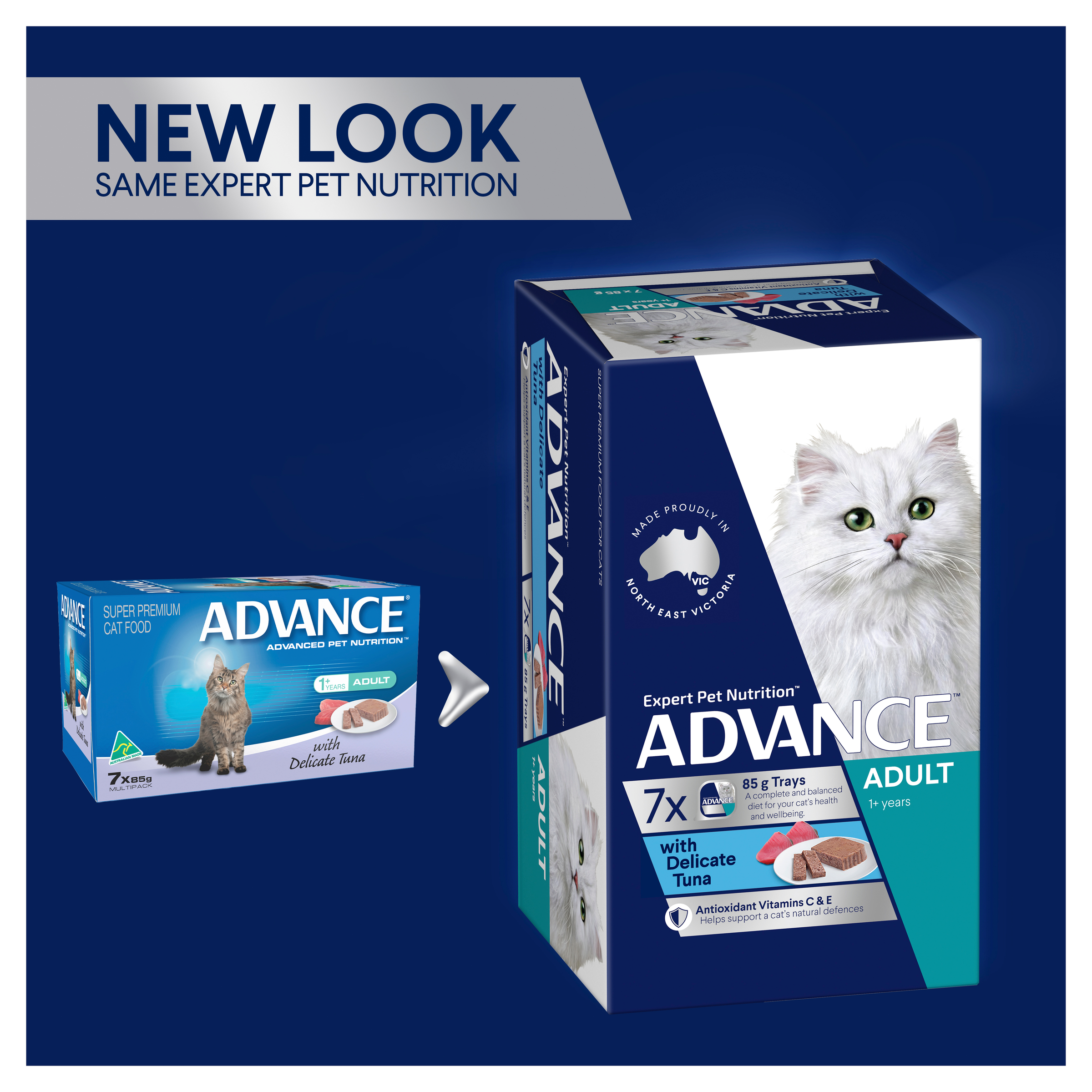ADVANCE Adult Wet Cat Food with Delicate Tuna 7x85g Trays product detail 6
