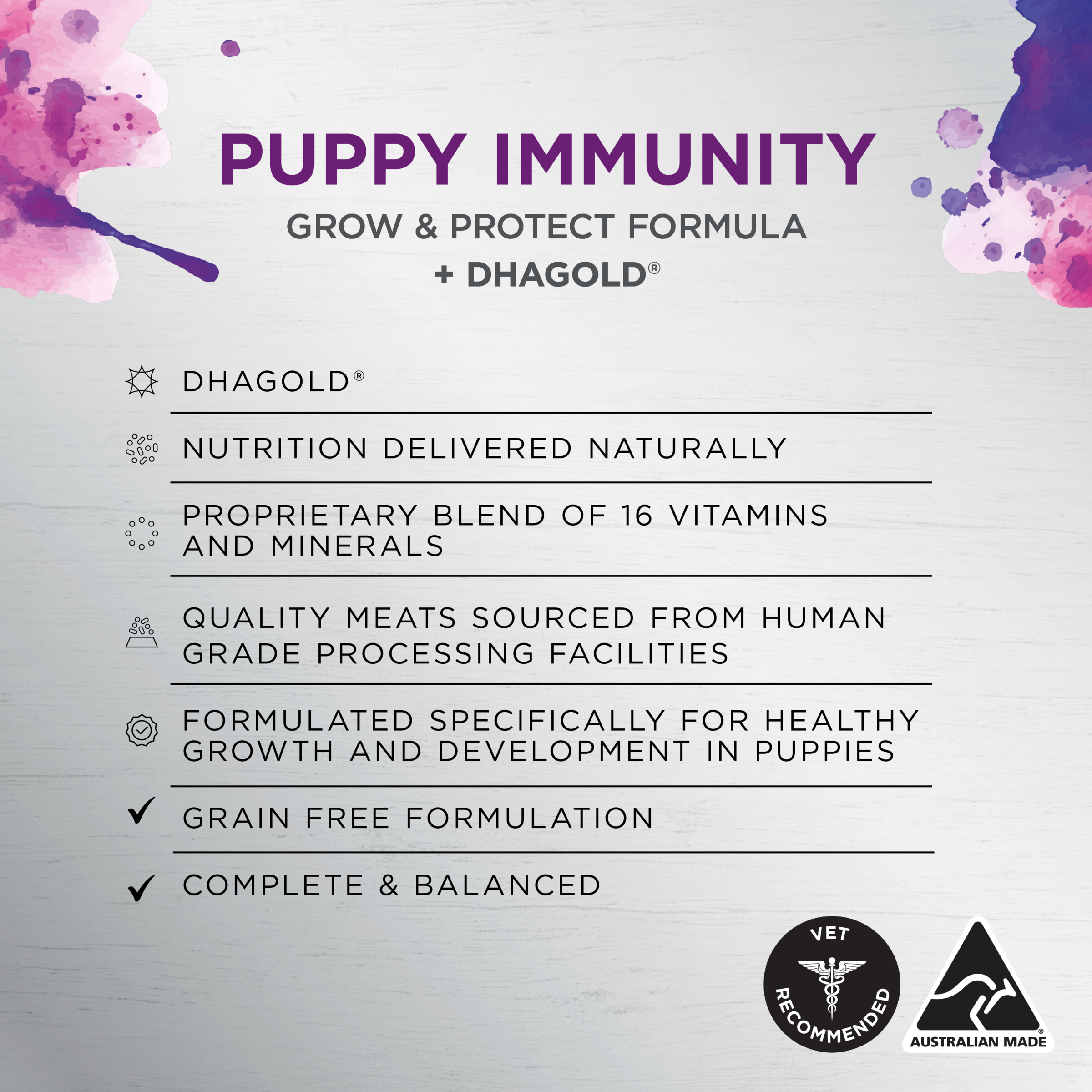 Ivory Coat Raw Health Puppy Dry Dog Food Immunity product detail 5