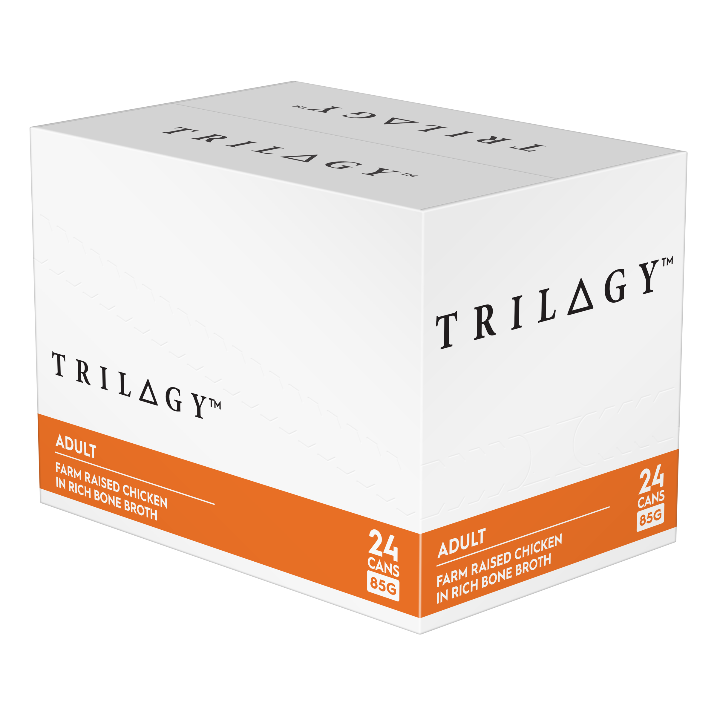 Trilogy Wet Adult Cat Food Farm Raised Chicken in Rich Bone Broth back of pack