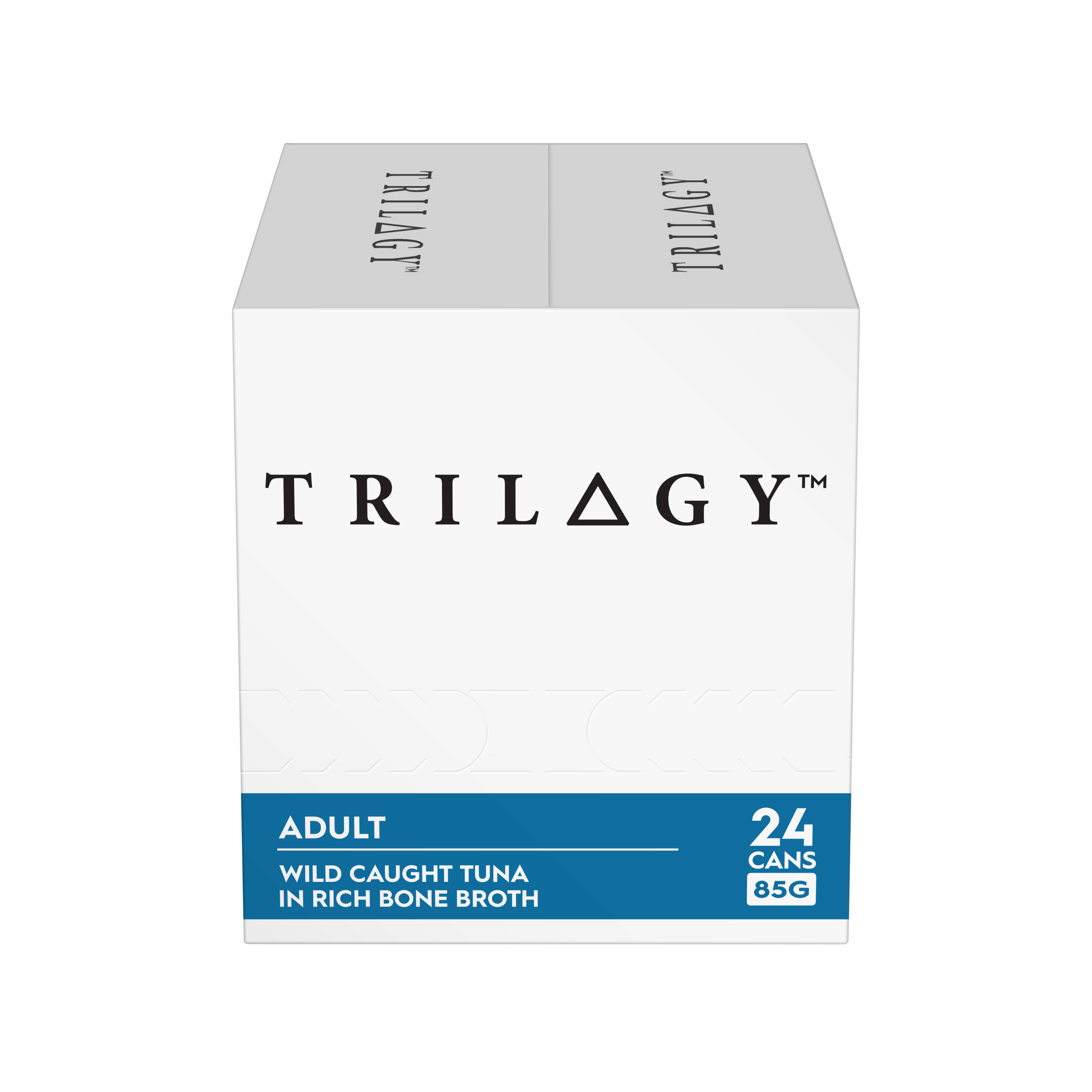 Trilogy Wet Adult Cat Food Wild Caught Tuna in Rich Bone Broth front of pack