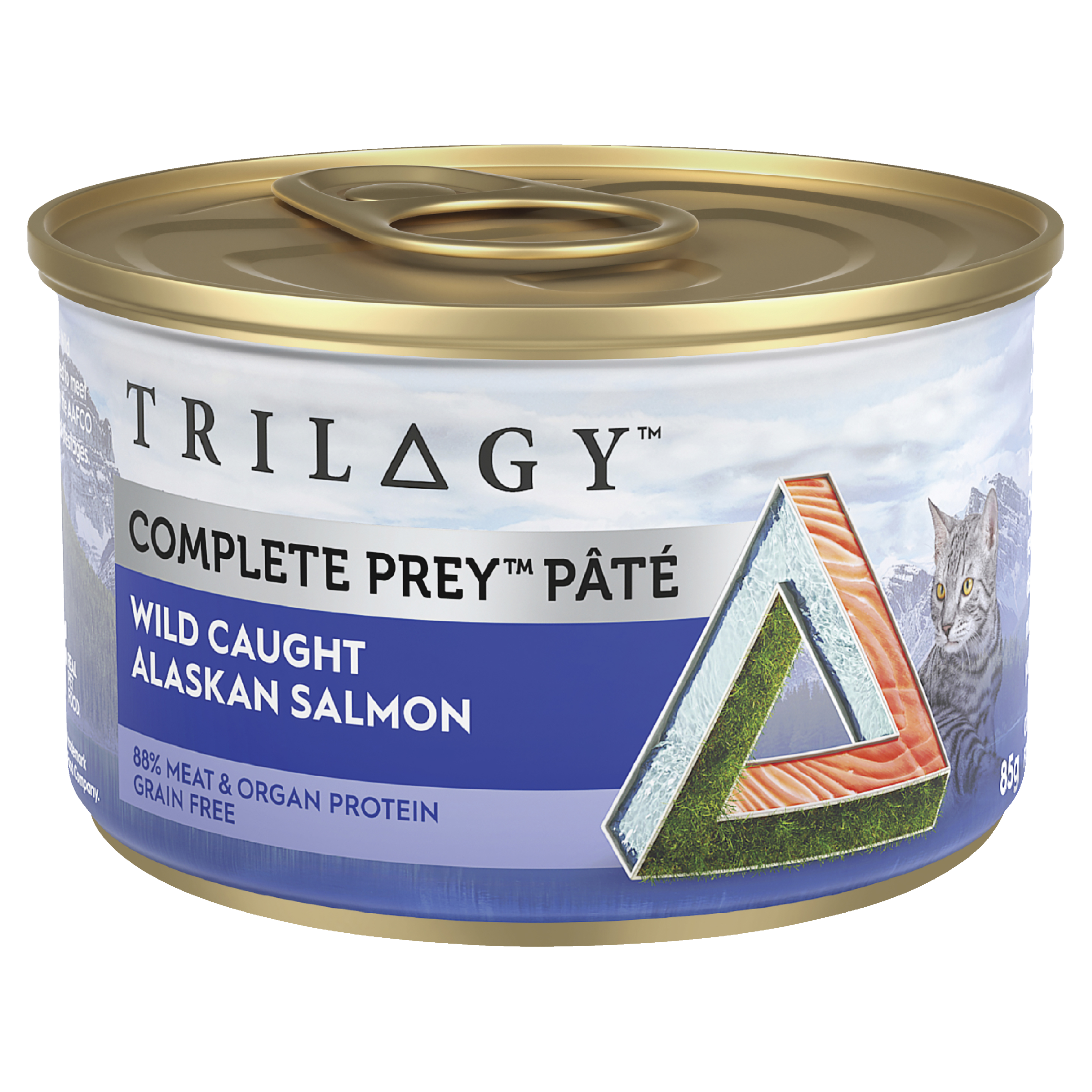 Trilogy Wet Adult Cat Food Complete Prey Pate - Wild Caught Alaskan Salmon product detail 1