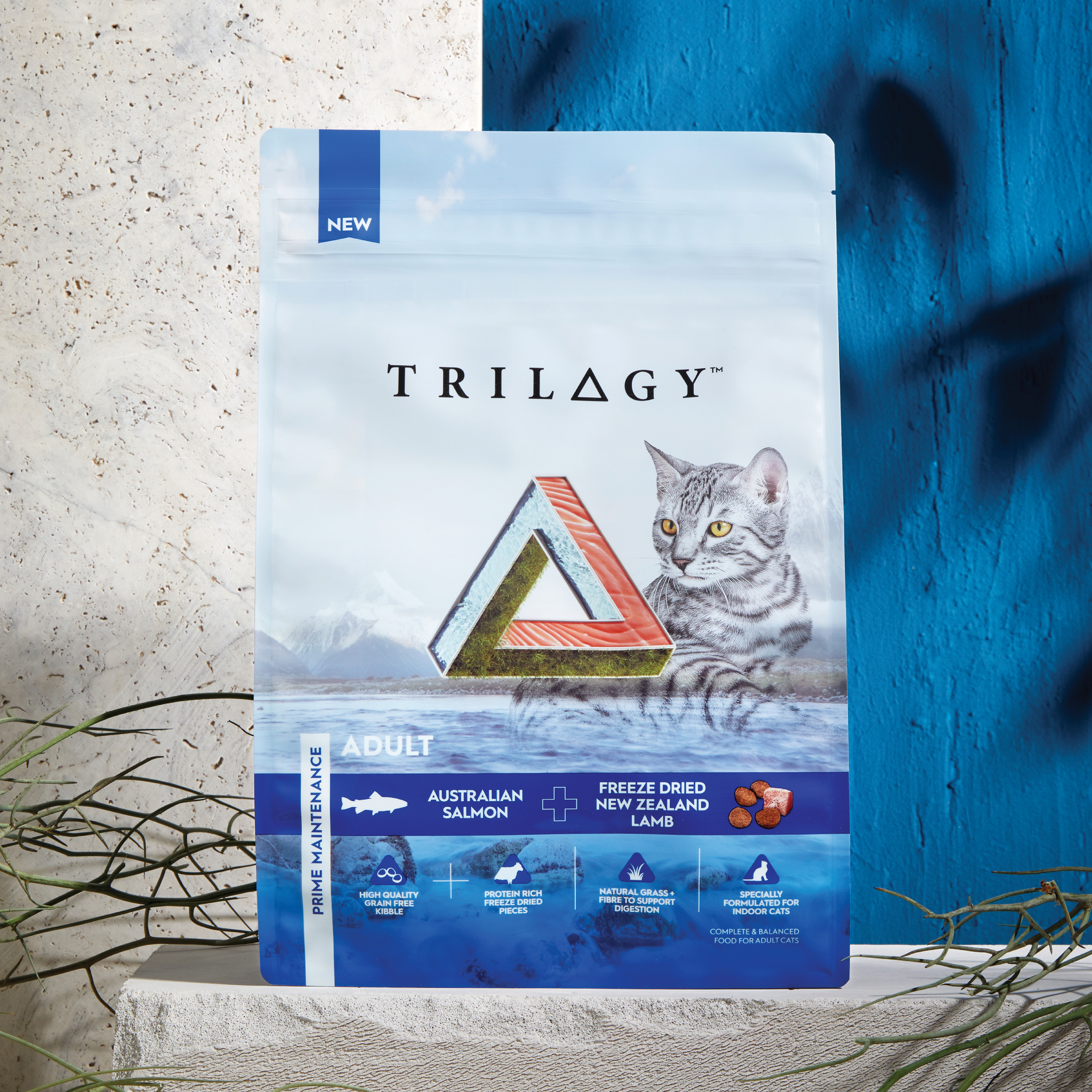 Trilogy Dry Adult Cat Food Australian Salmon + Freeze Dried Lamb product detail 1