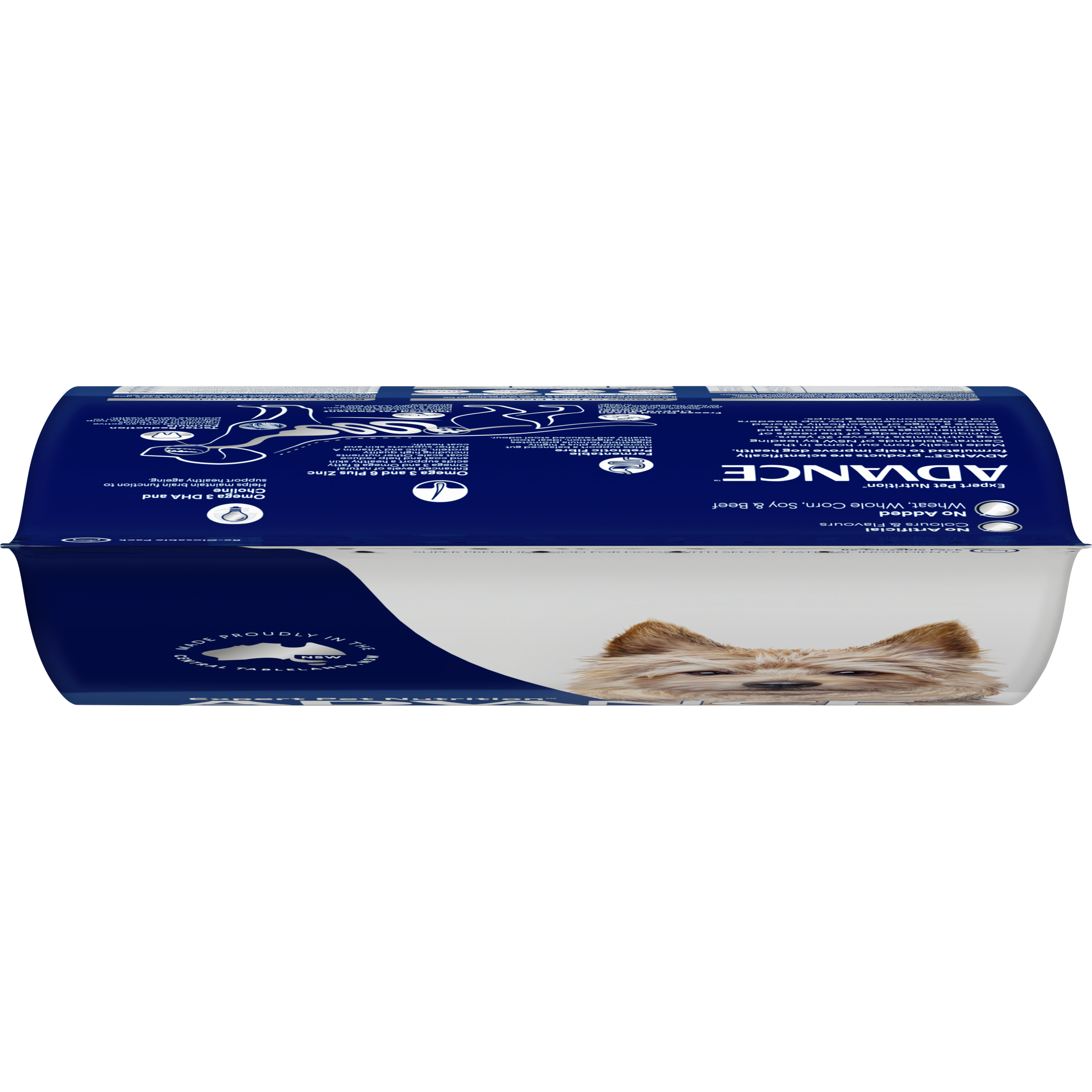 Top of the ADVANCE Healthy Ageing Small Breed Chicken with Rice bag