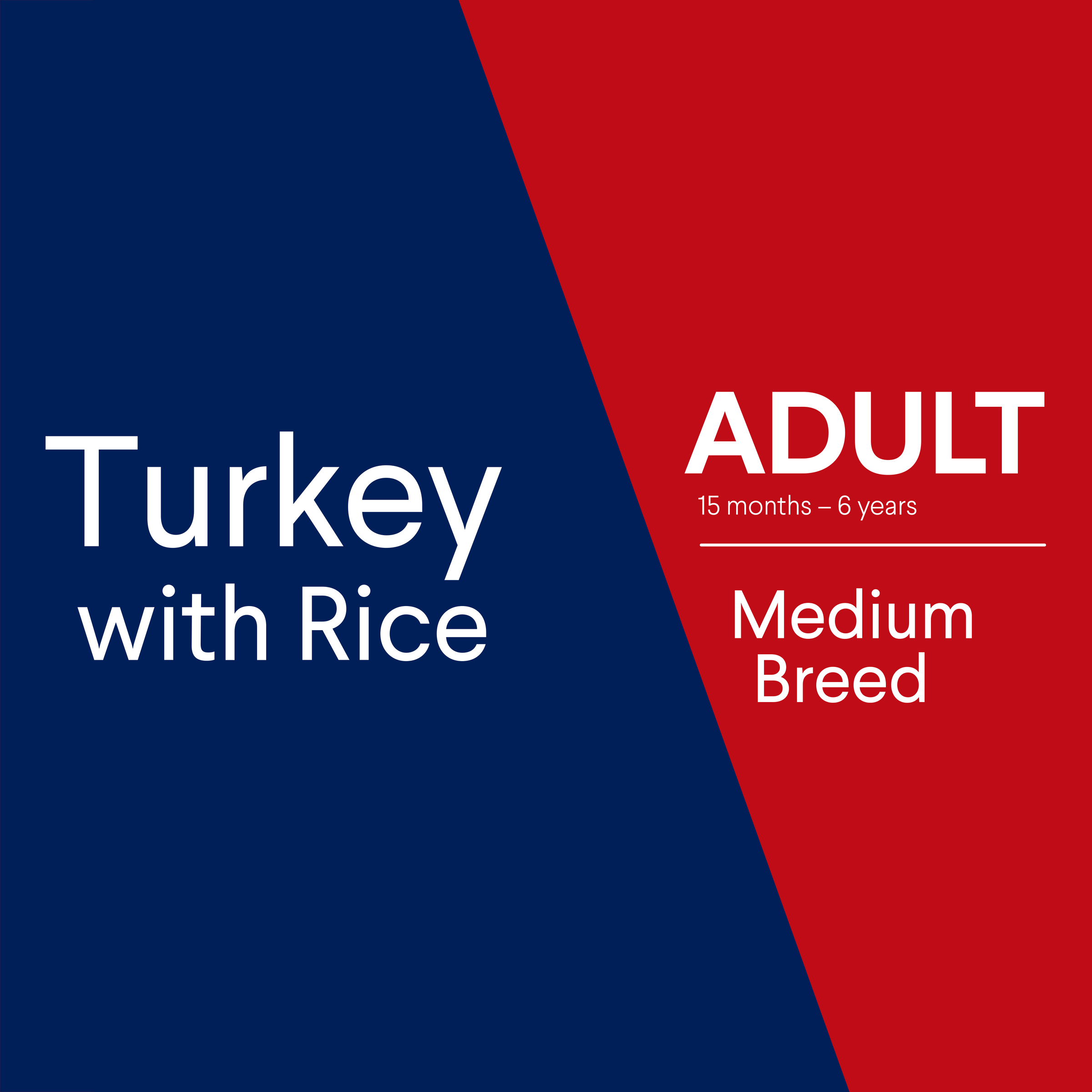 ADVANCE Adult Medium Breed Turkey with Rice pack banner graphic