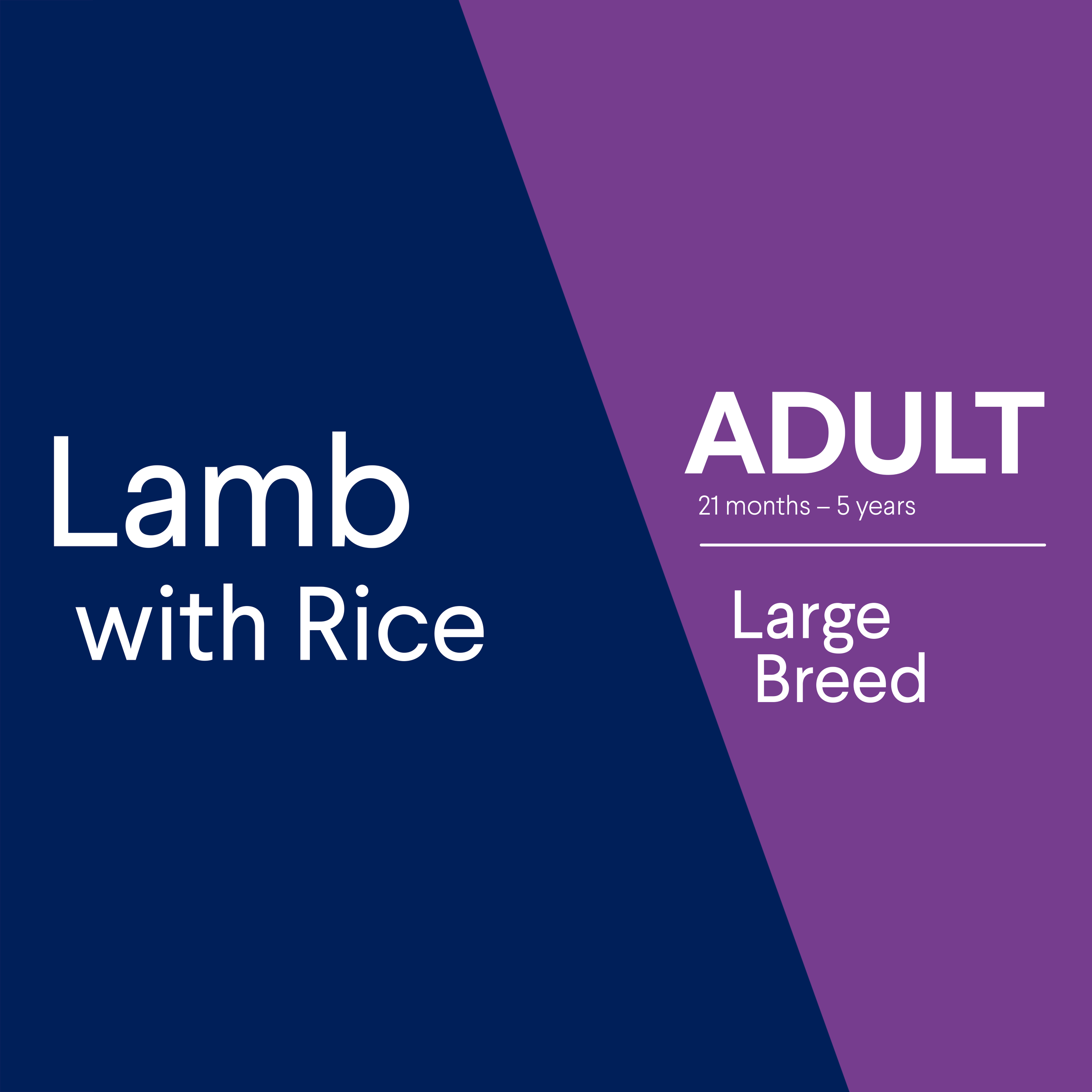ADVANCE Adult Large Breed Lamb with Rice pack banner graphic
