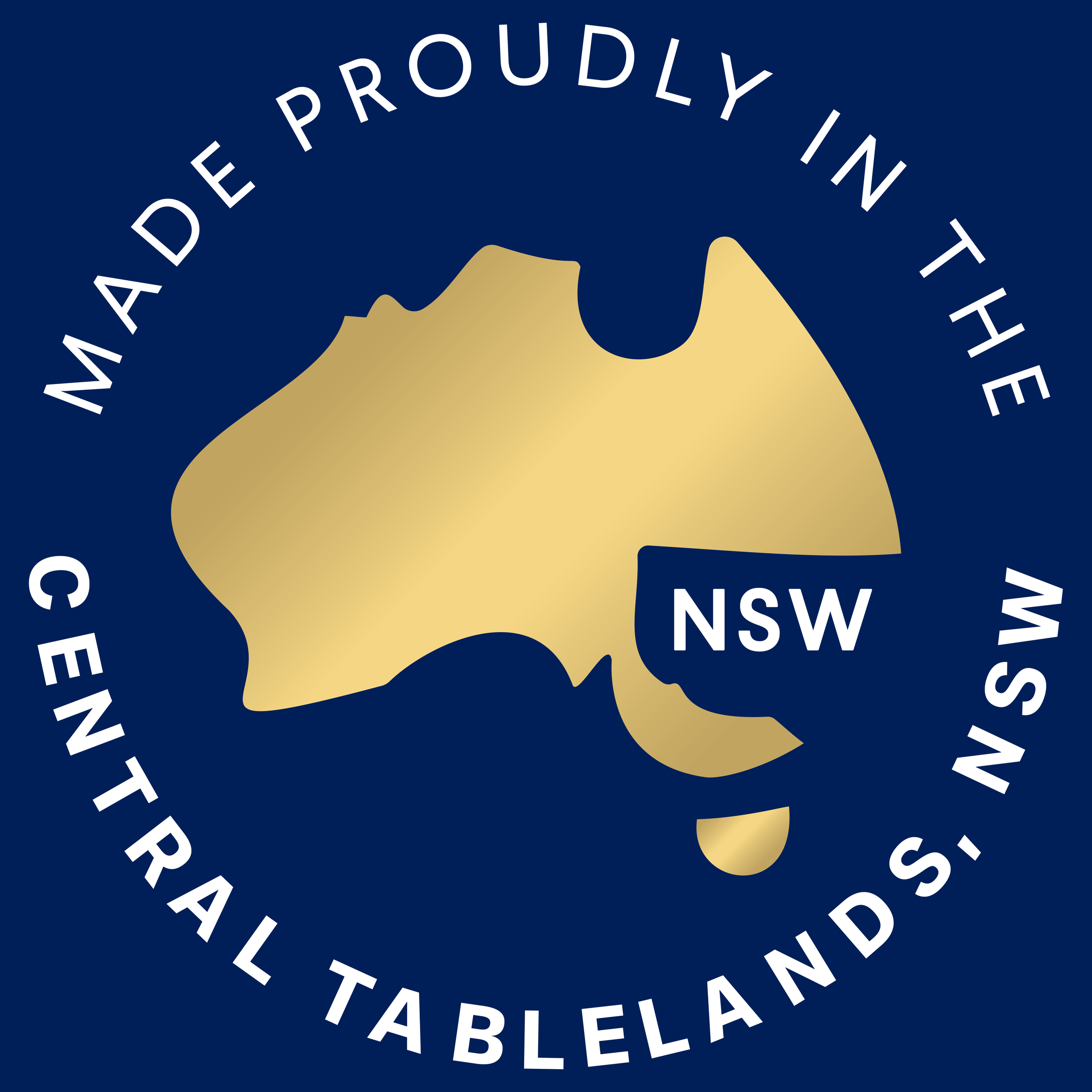 Made proudly in the Central Tablelands, NSW badge on ADVANCE dog food