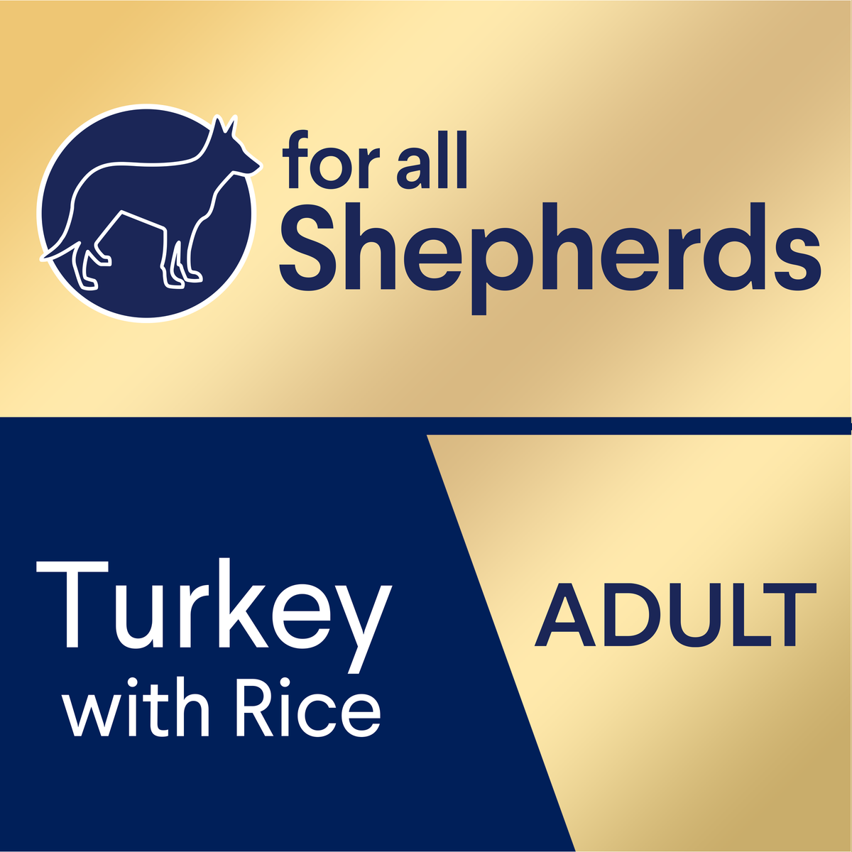 ADVANCE for all Shepherds Adult Turkey with Rice pack banner graphic