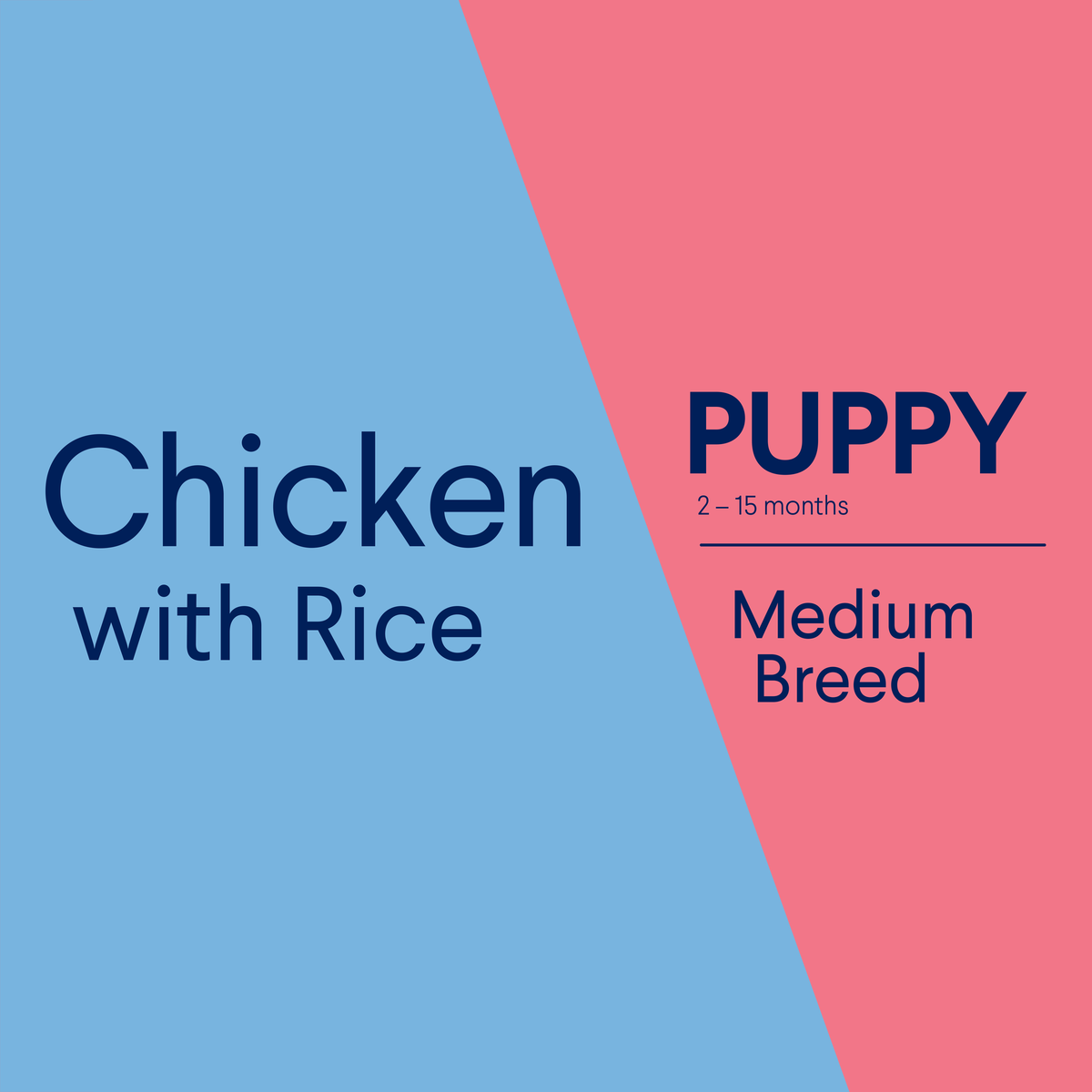 ADVANCE Puppy Medium Breed Chicken with Rice pack banner graphic