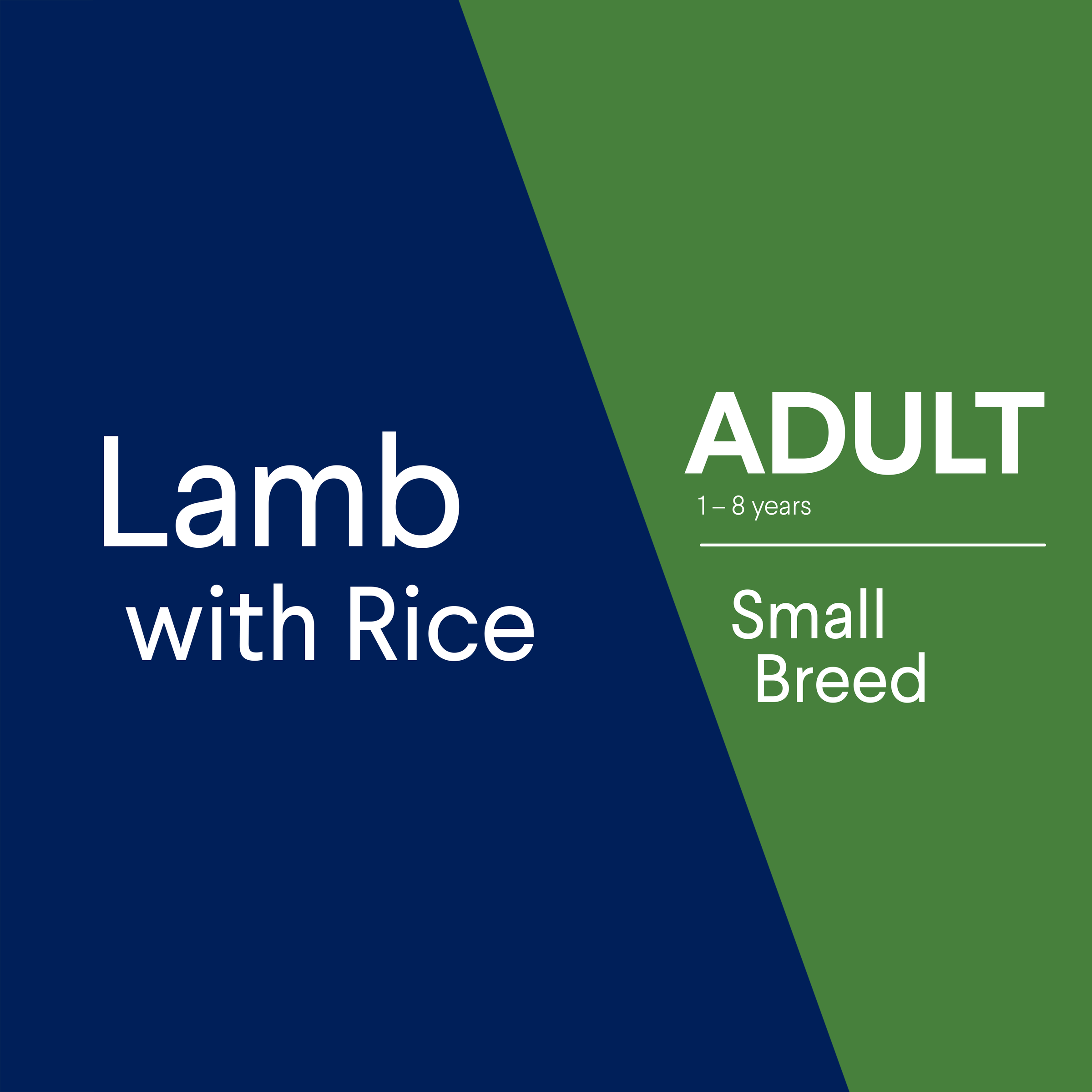 ADVANCE Adult Small Breed Lamb with Rice pack banner graphic