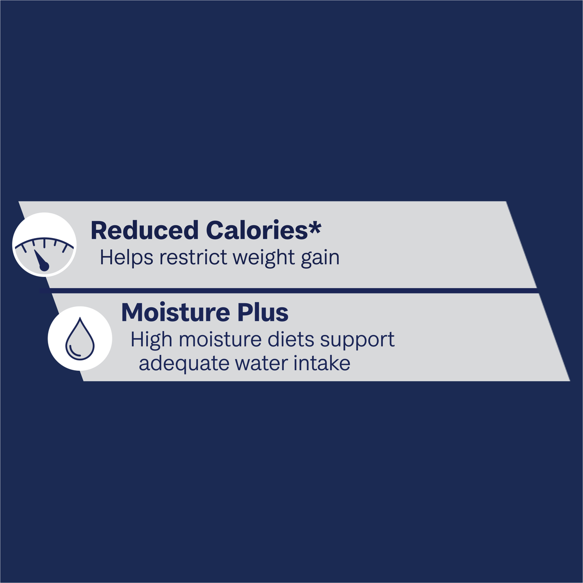 ADVANCE Indoor cat food benefits: reduced calories, high moisture for water intake