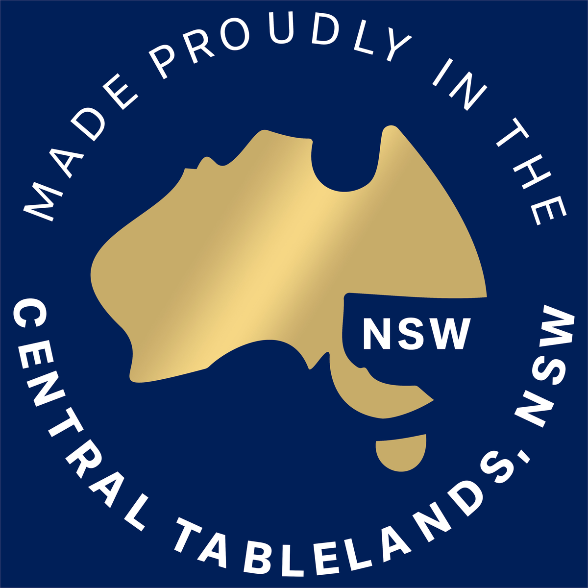 Made proudly in the Central Tablelands, NSW badge on ADVANCE dog food