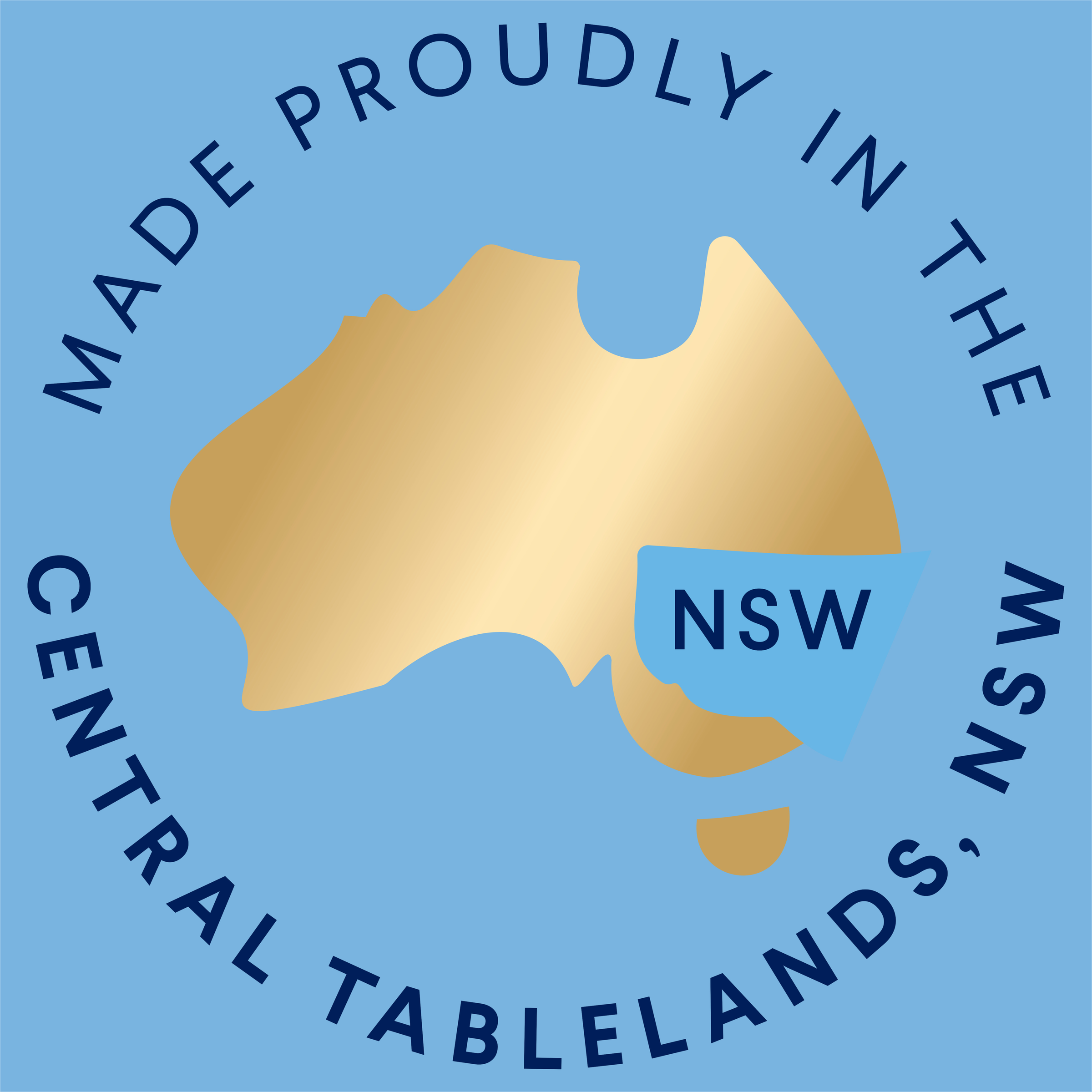 Made proudly in the Central Tablelands, NSW badge on ADVANCE dog food
