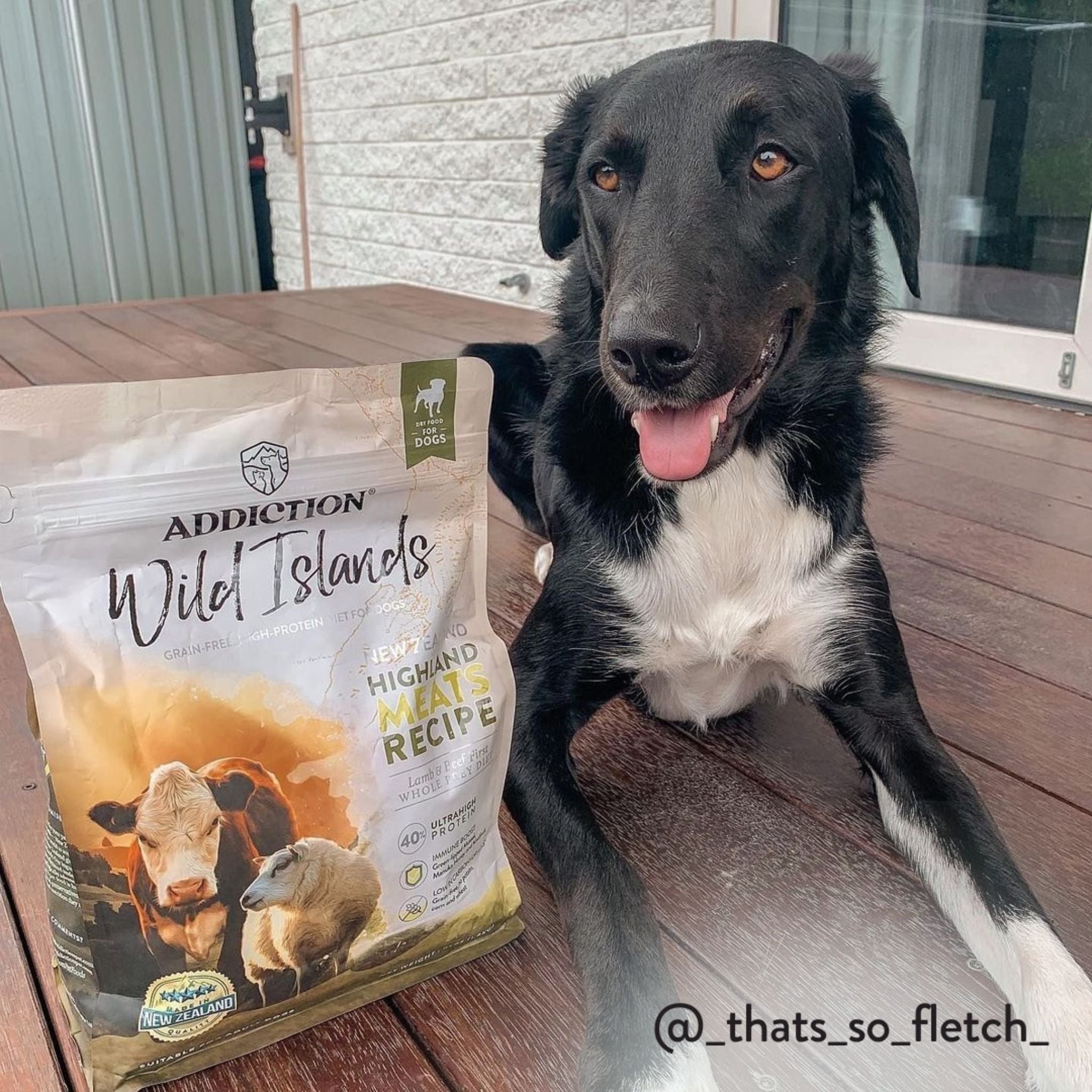 ADDICTION Wild Islands Highland Meats Grass-Fed Beef & Lamb Recipe Dry Dog Food