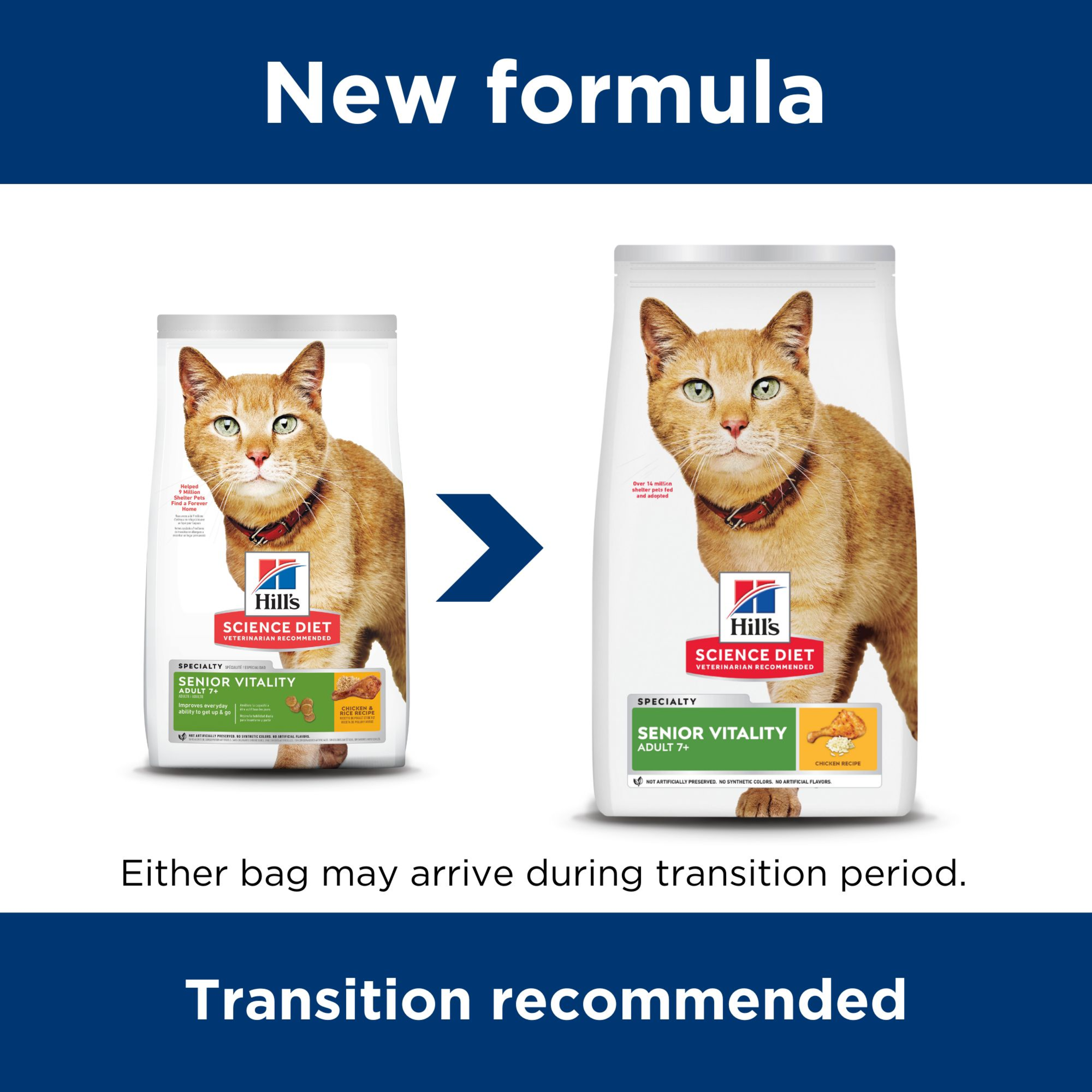Hill's Science Diet Dry Cat Food Adult 7+ Senior Vitality product detail 1