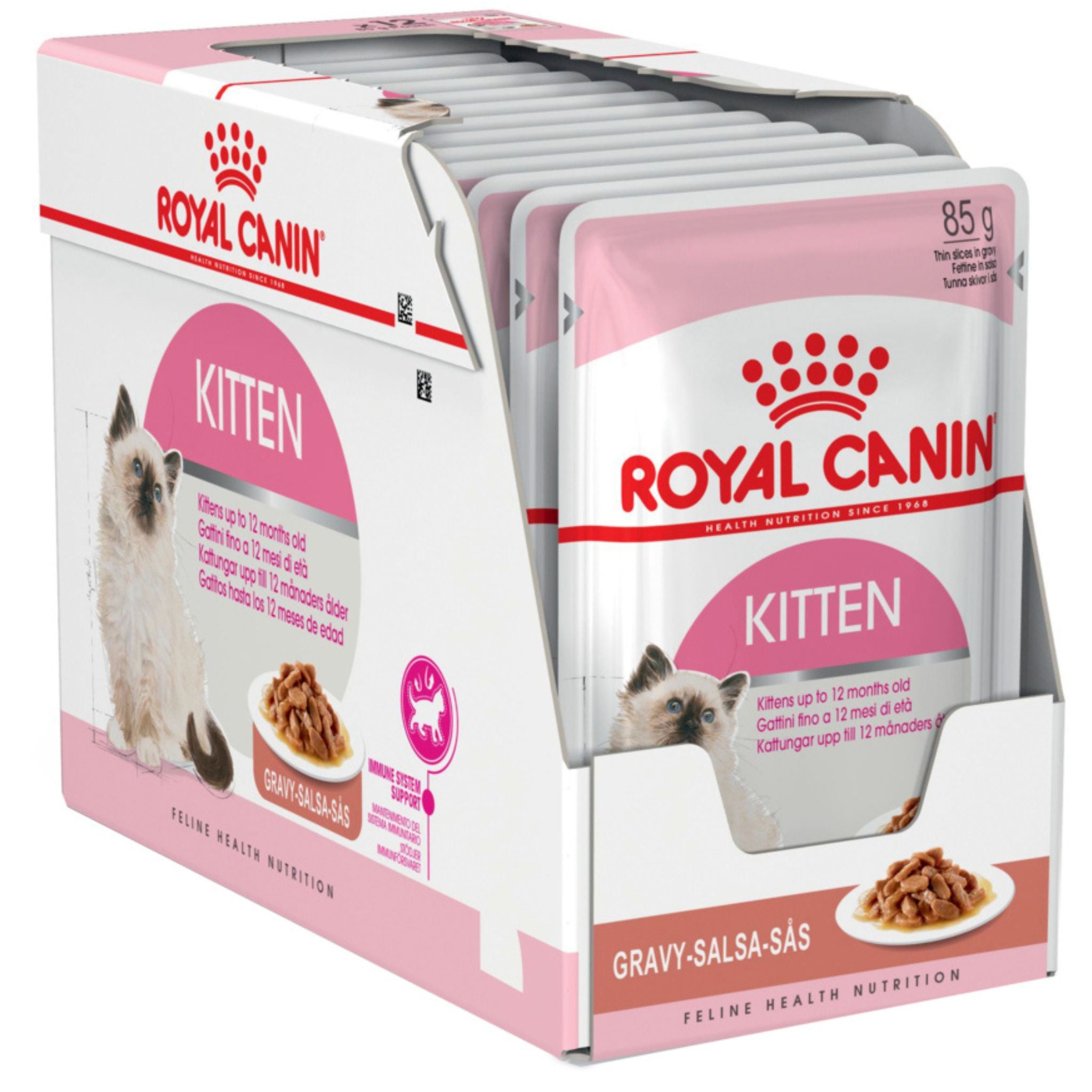 Royal Canin Kitten Gravy 85gx12 Pouches | PeekAPaw