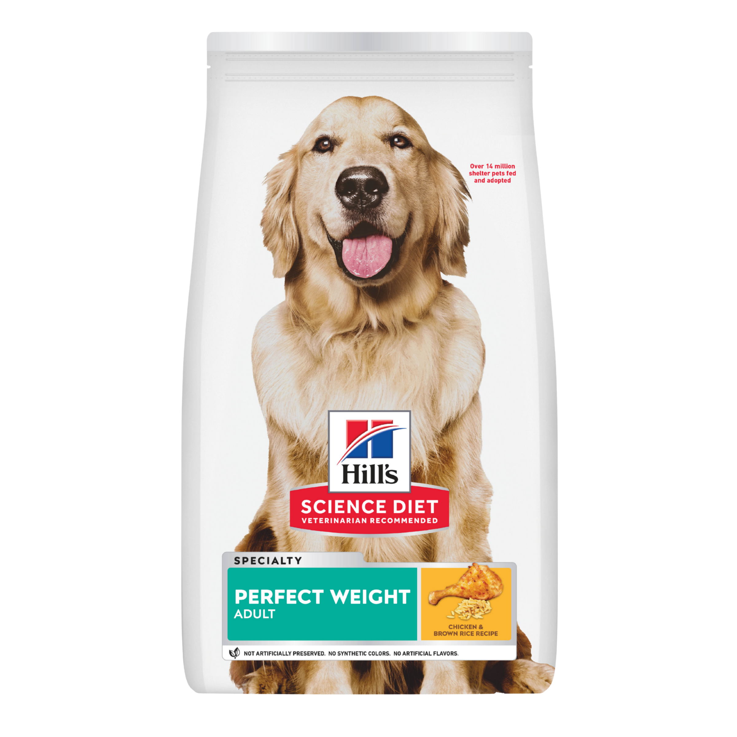 Hill's Science Diet Dry Dog Food Adult Perfect Weight front of pack