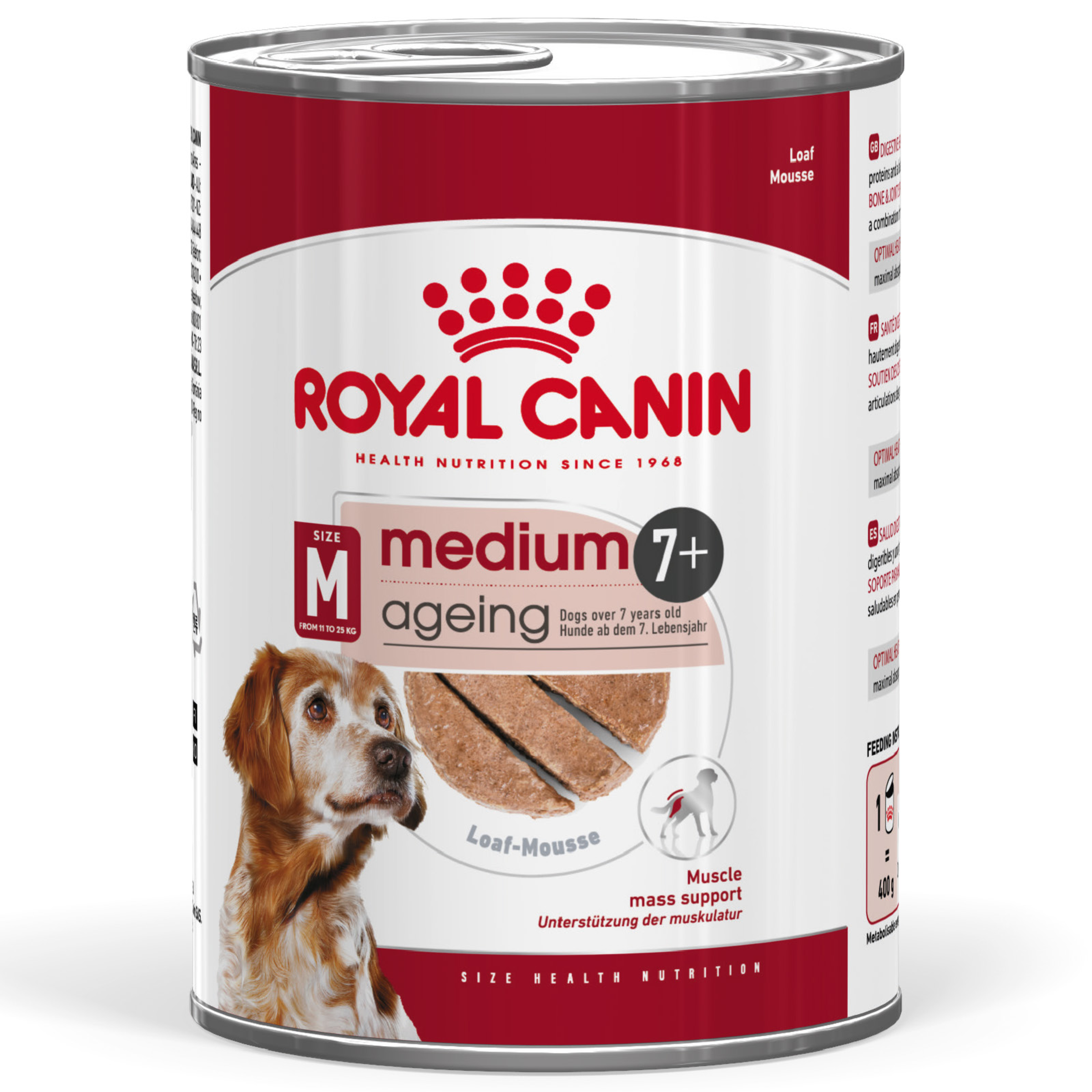 Royal Canin Medium Ageing 7+ Loaf Wet Dog Food Can product detail 1