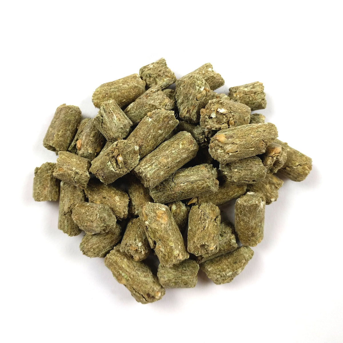 Close up of Oxbow Garden Select Adult Rat Food pellets