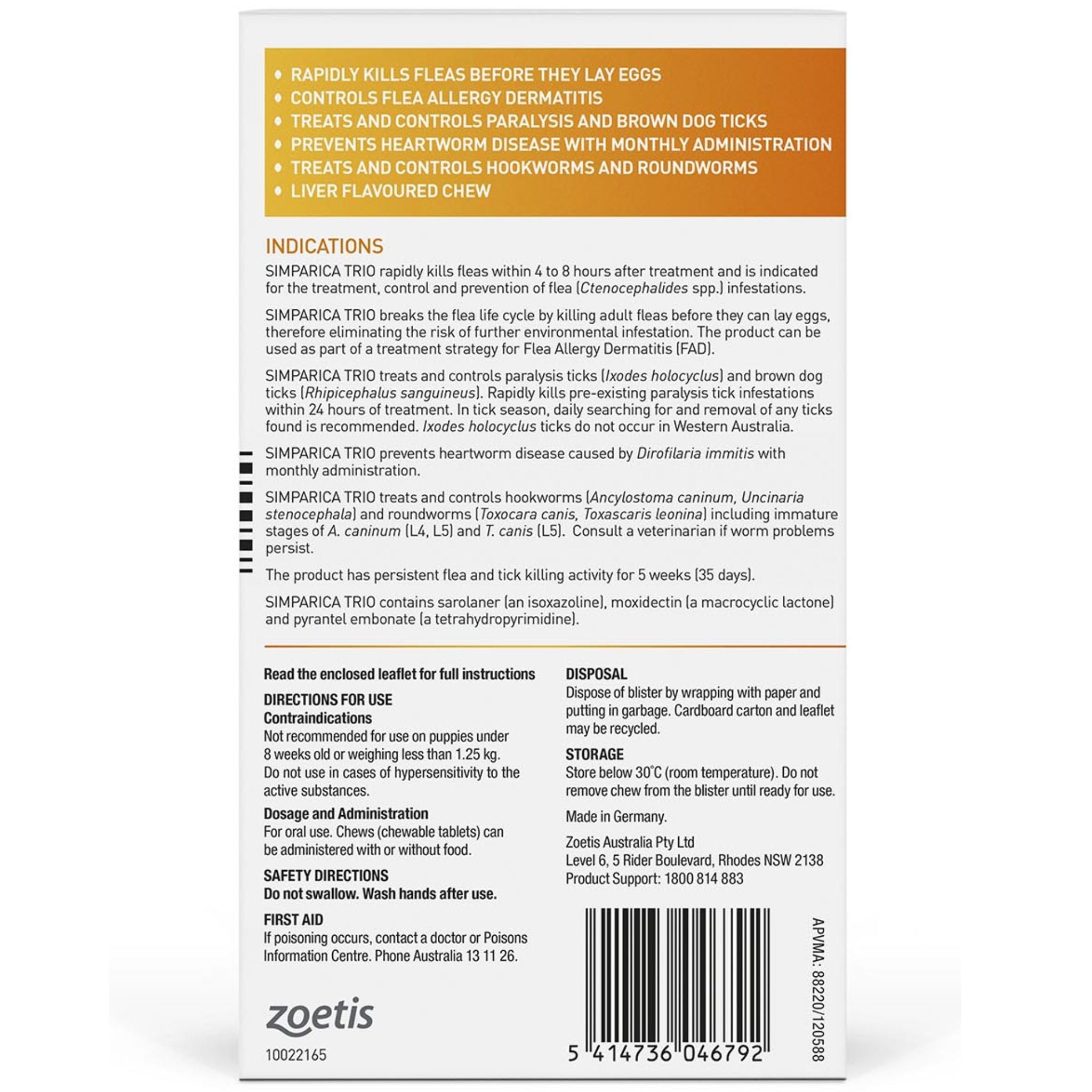 Simparica Trio for Dogs