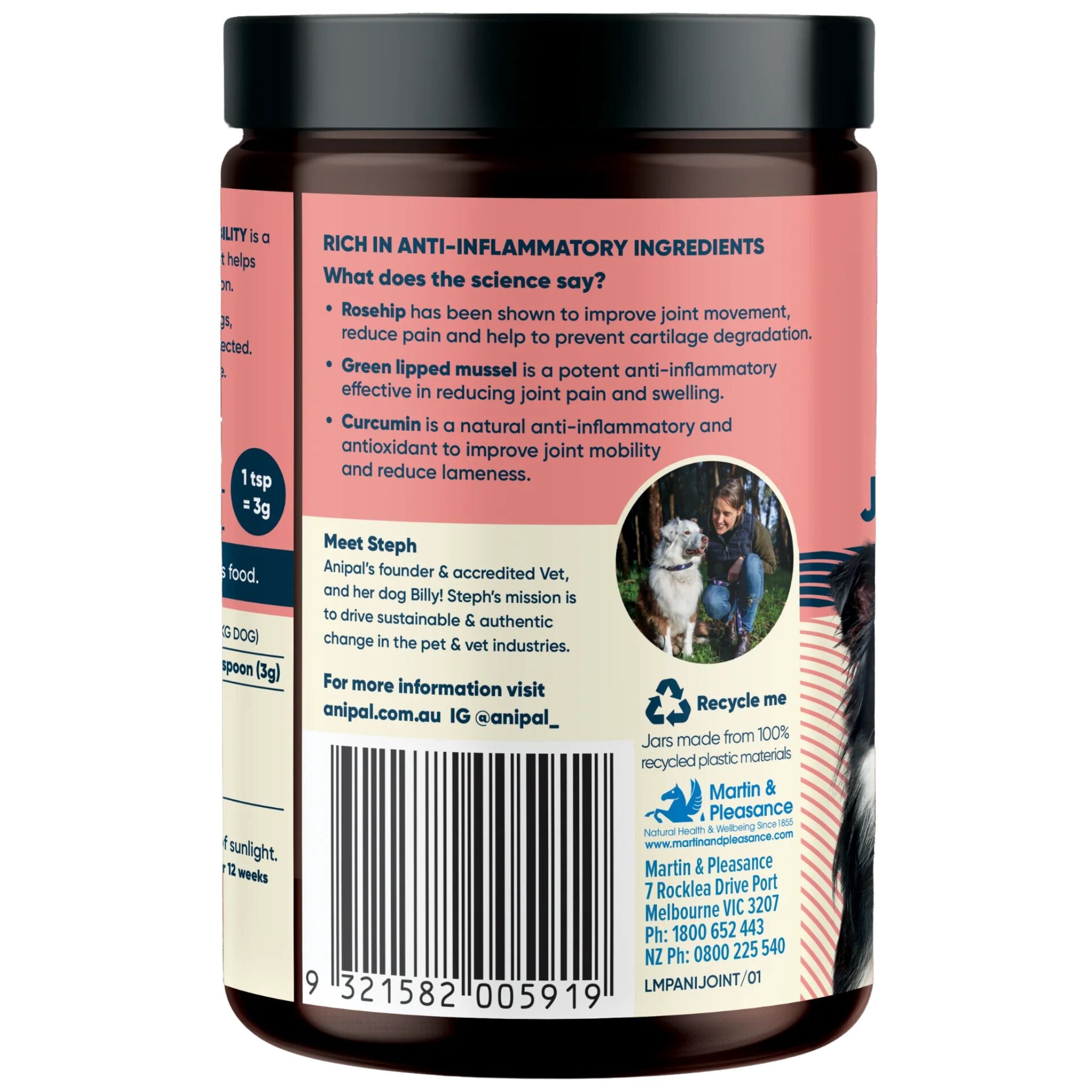 Anipal Joint Formula Powder Meal Topper