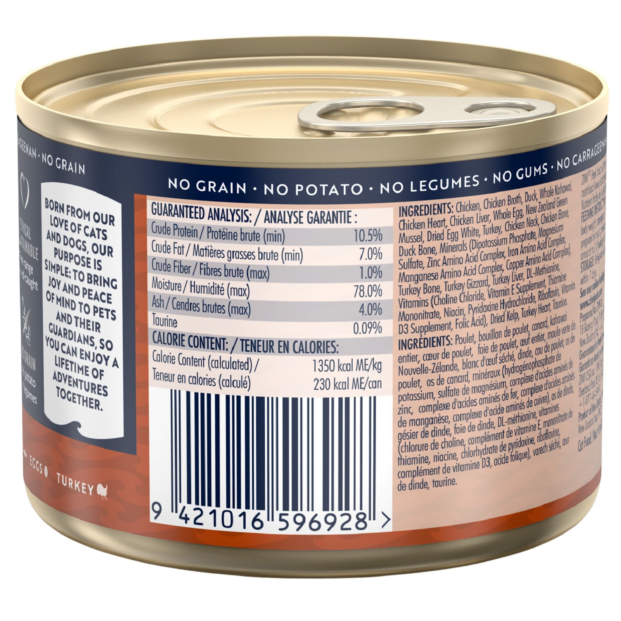 ZIWI Peak Provenance Cat Cans Hauraki Plains