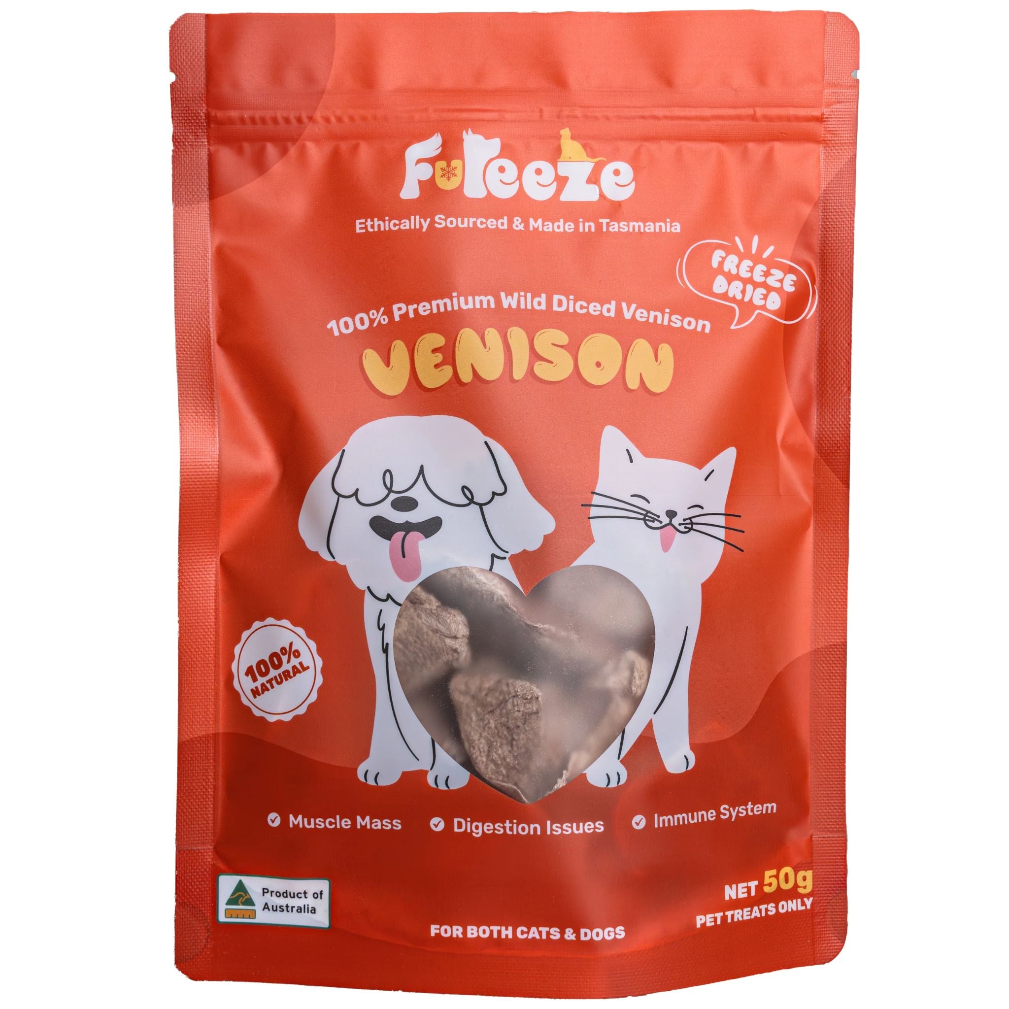 FuReeze Venison Freeze Dried Pet Treats
