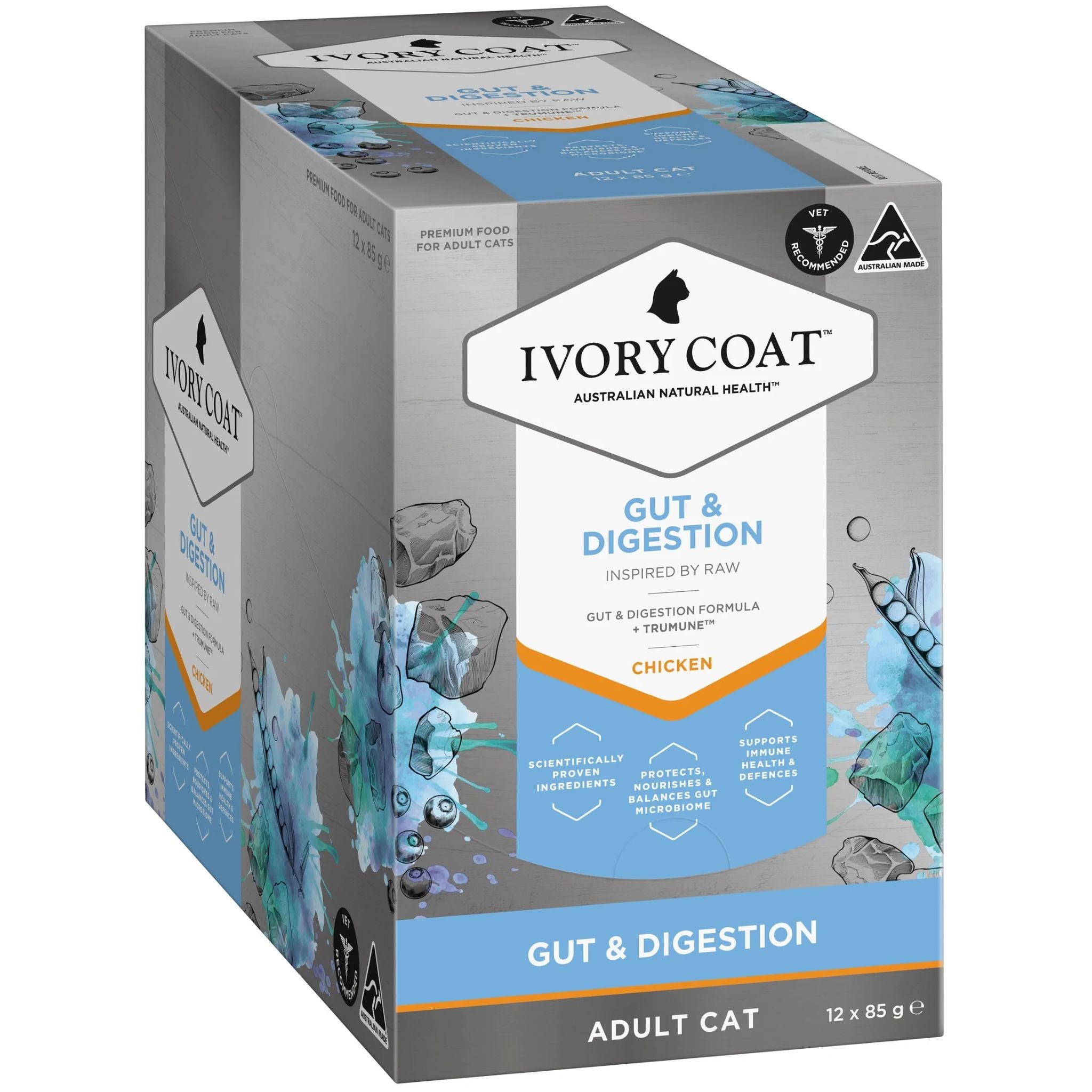 Ivory Coat Inspired By Raw Wet Cat Food Gut & Digestion