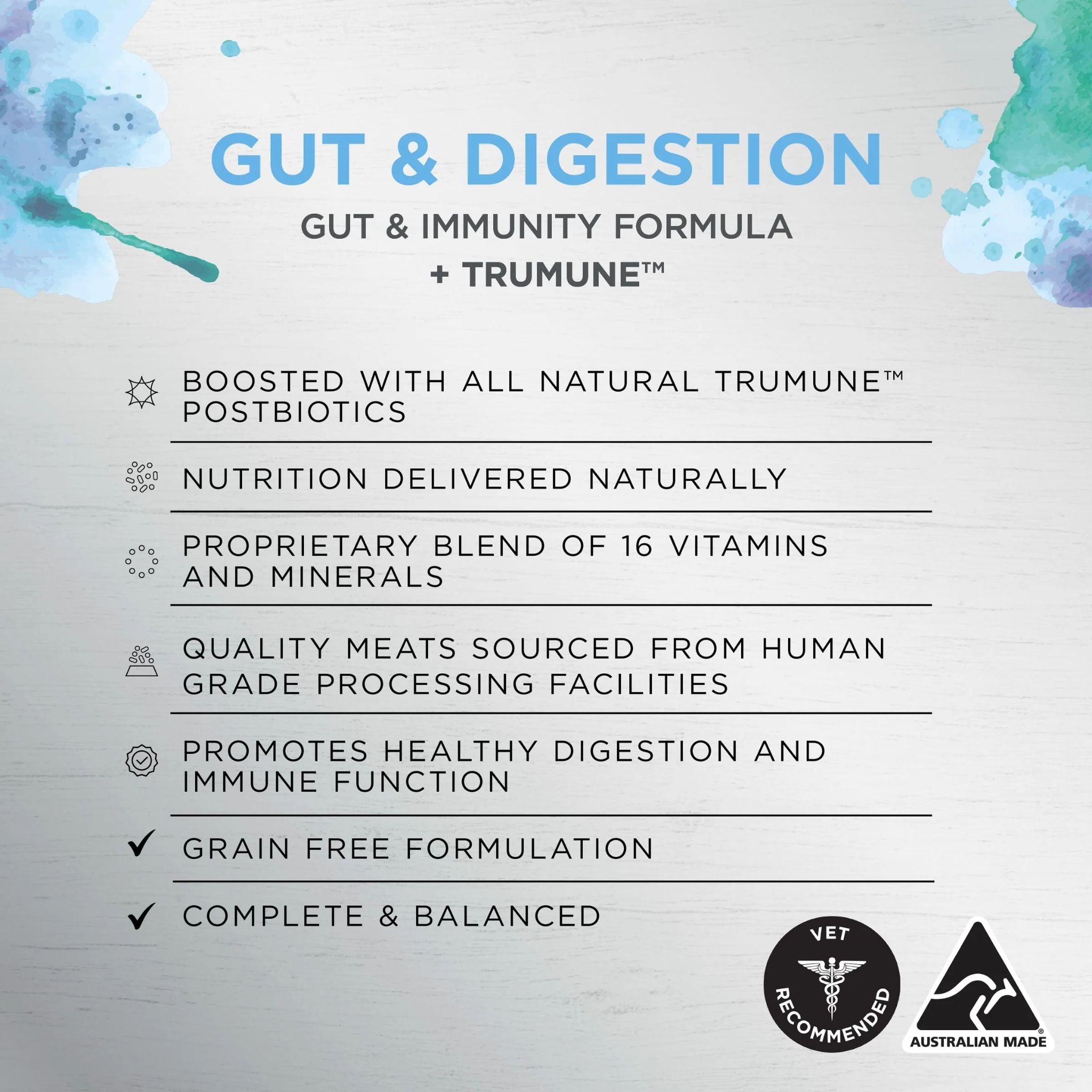 Ivory Coat Inspired By Raw Wet Cat Food Gut & Digestion