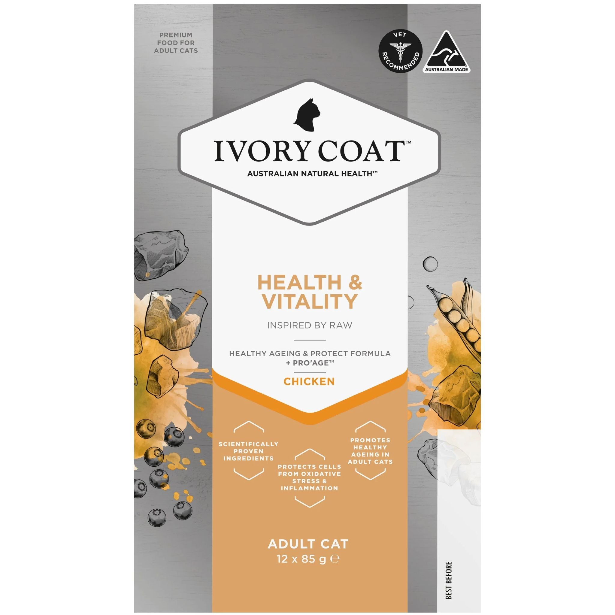 Ivory Coat Inspired By Raw Wet Cat Food Health & Vitality