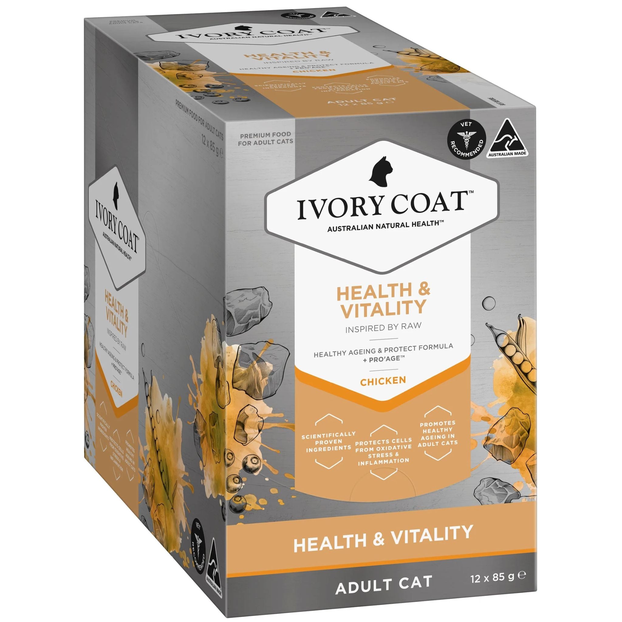 Ivory Coat Inspired By Raw Wet Cat Food Health & Vitality