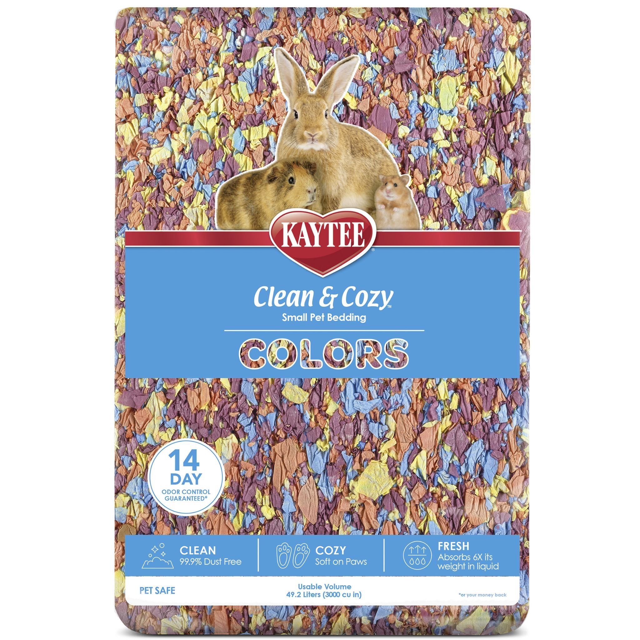 Kaytee Clean & Cozy Colors Kaleidoscope Bedding