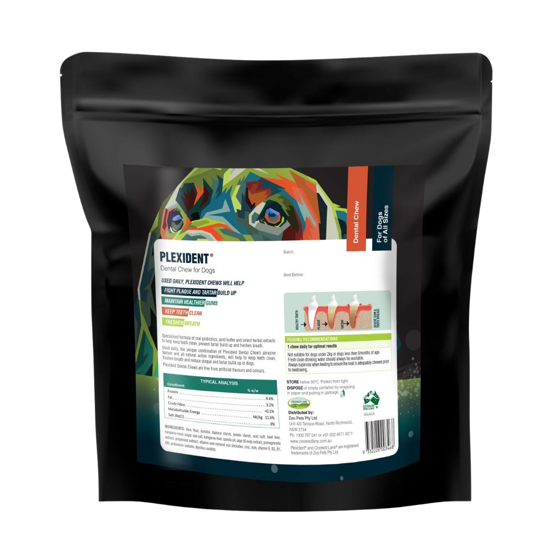 Crooked Lane Plexident Dental Chew For Dogs