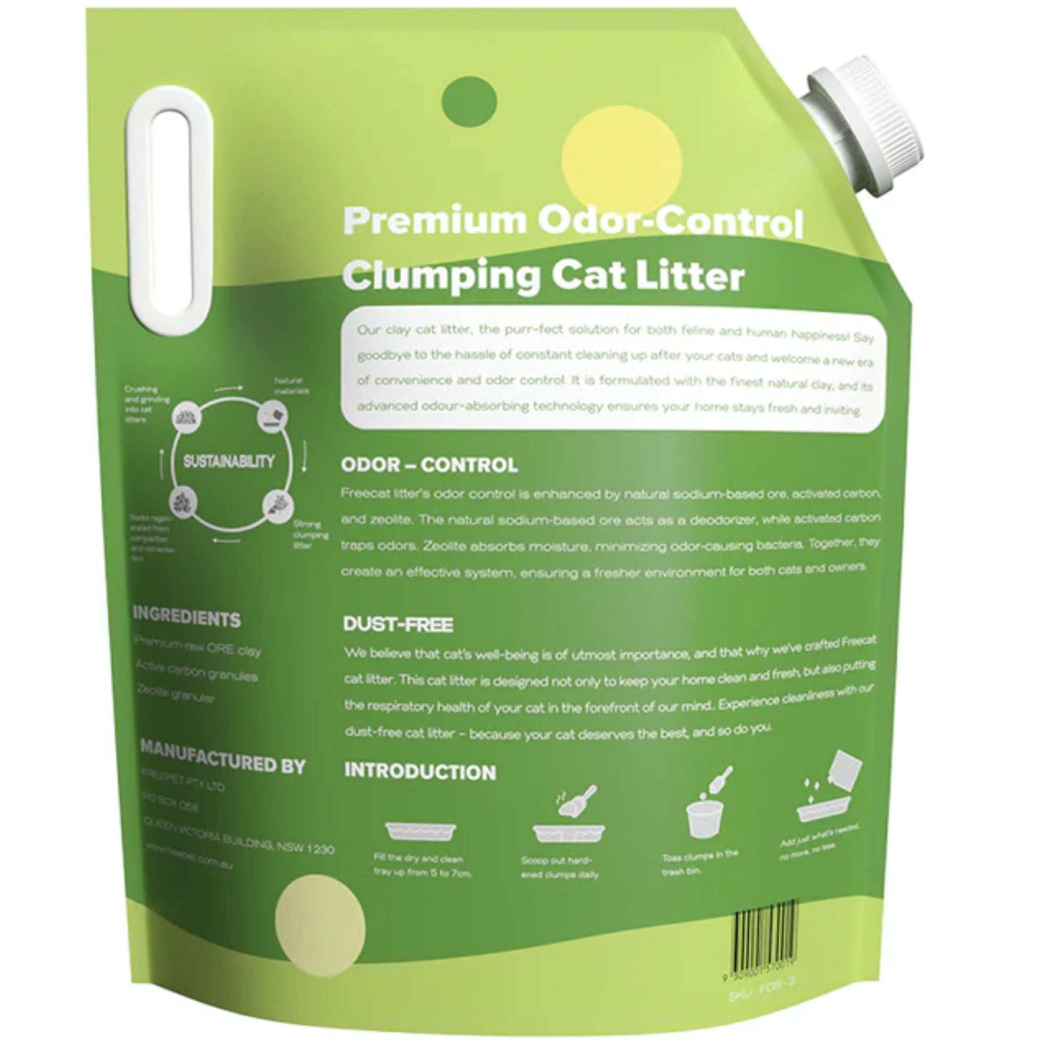 FreeCat Premium Clumping Cat Litter