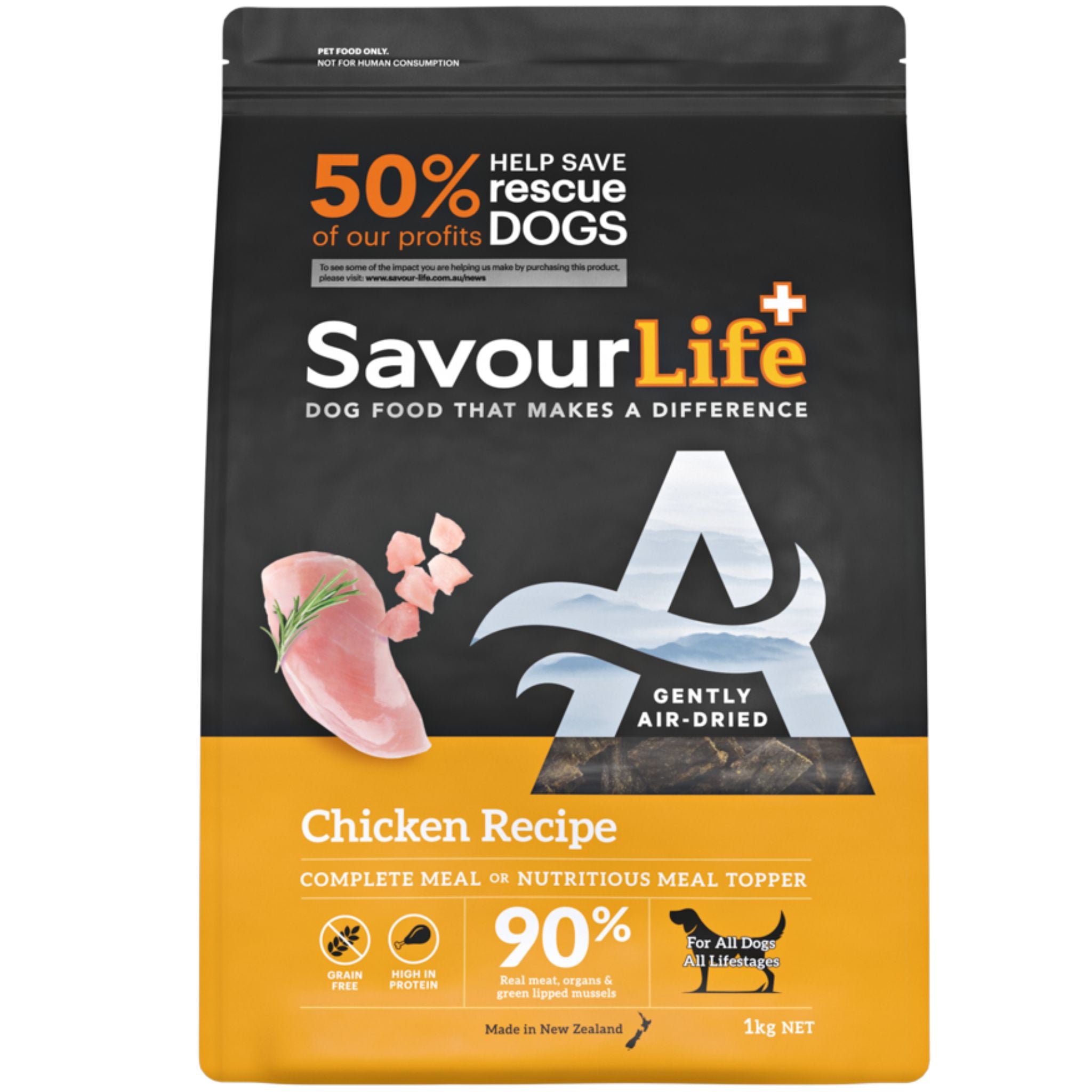 SavourLife Air Dried Adult Chicken Recipe Dry Dog Food