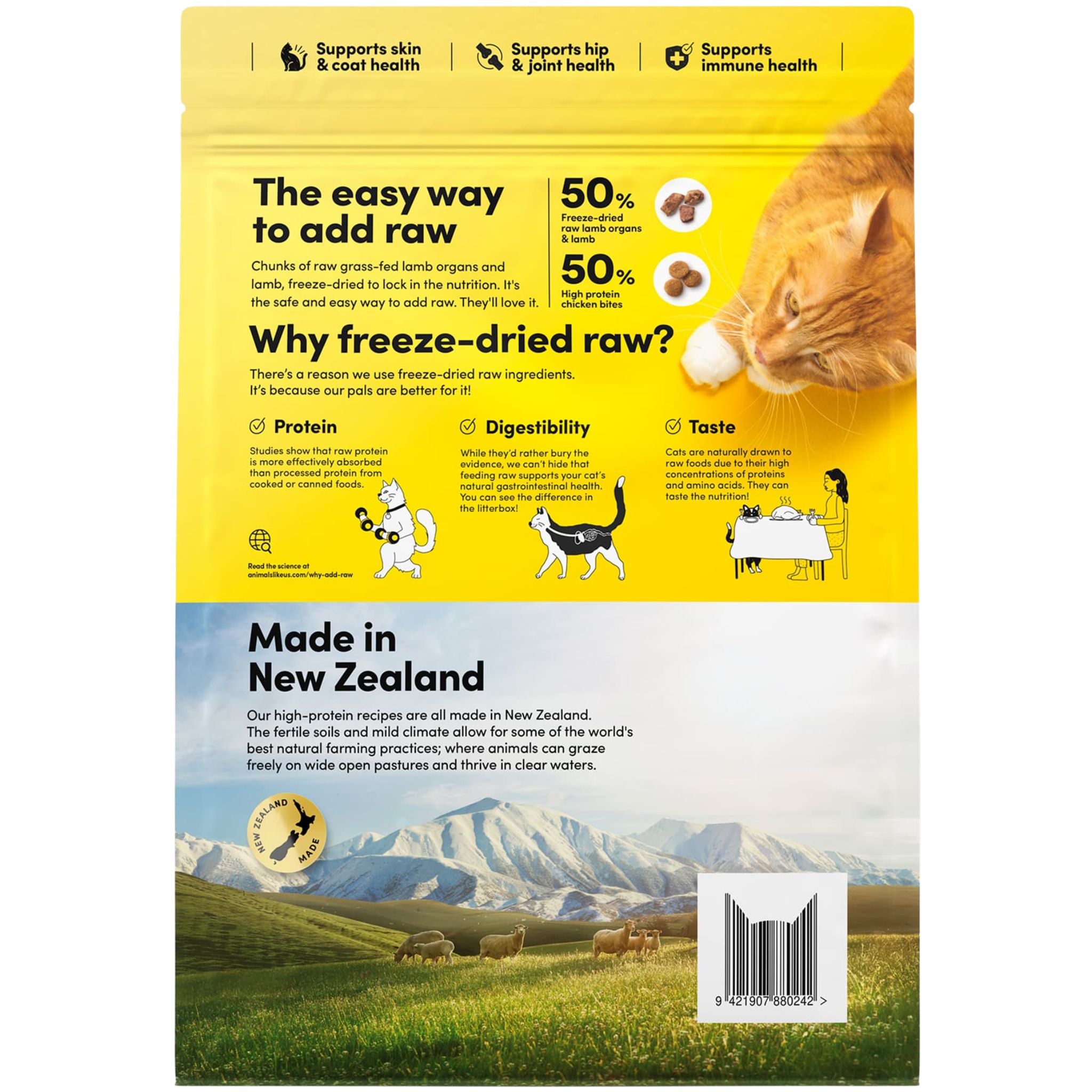 Animals Like Us Cat Food Rawmix50 Lamb and Chicken