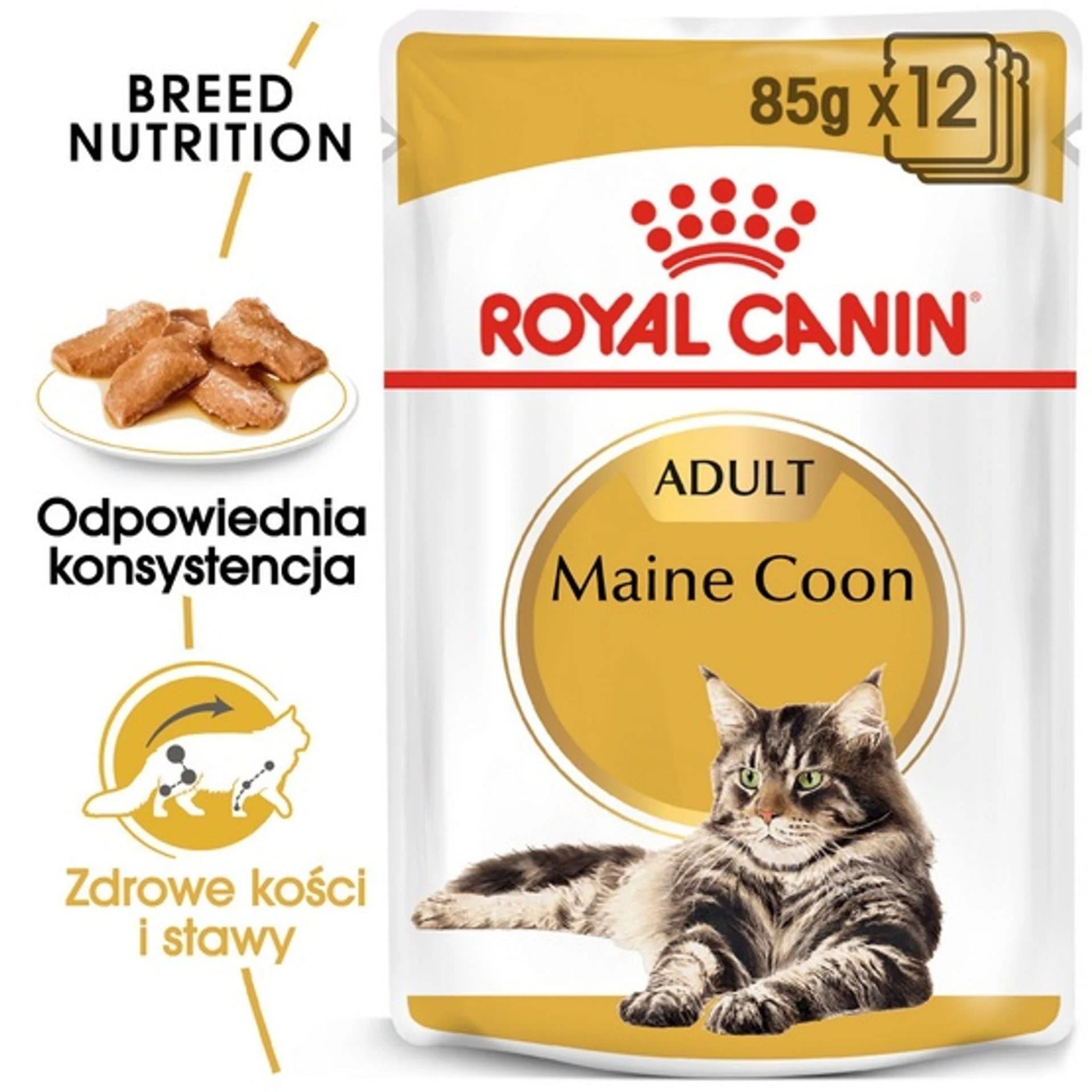 Royal Canin Wet Cat Food Maine Coon Gravy